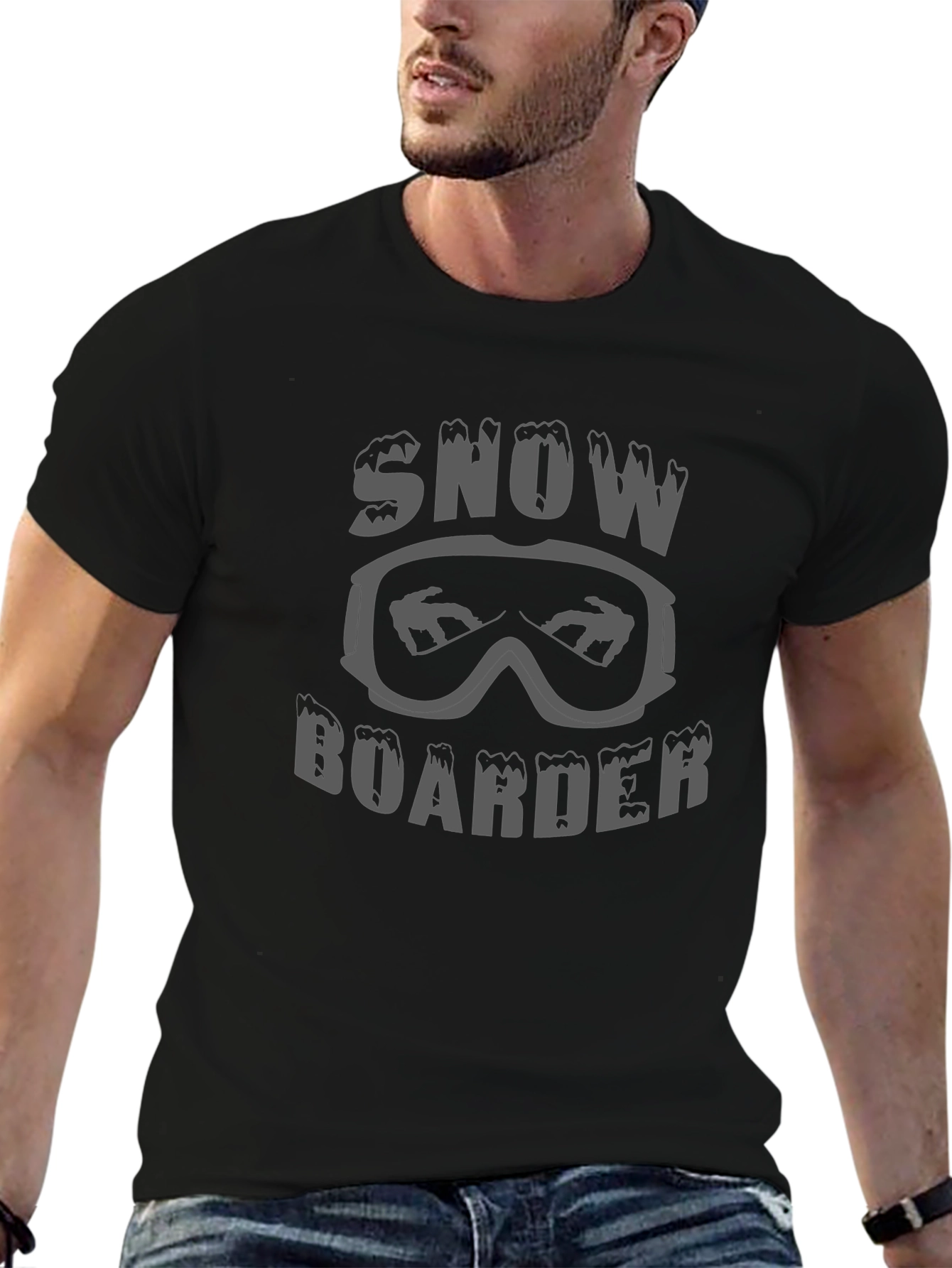 Snowboarder Graphic Tee - Cool Winter Sports T-Shirt