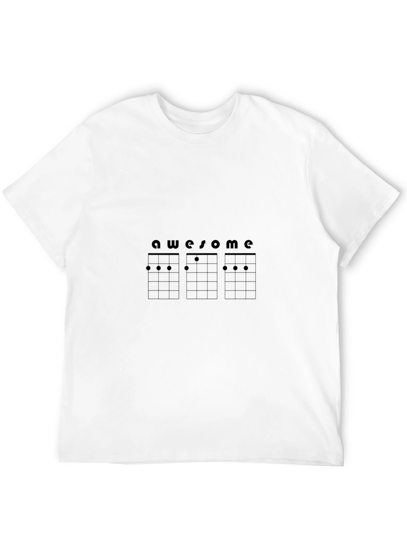 Awesome Ukulele Chord T-Shirt - Musician Style