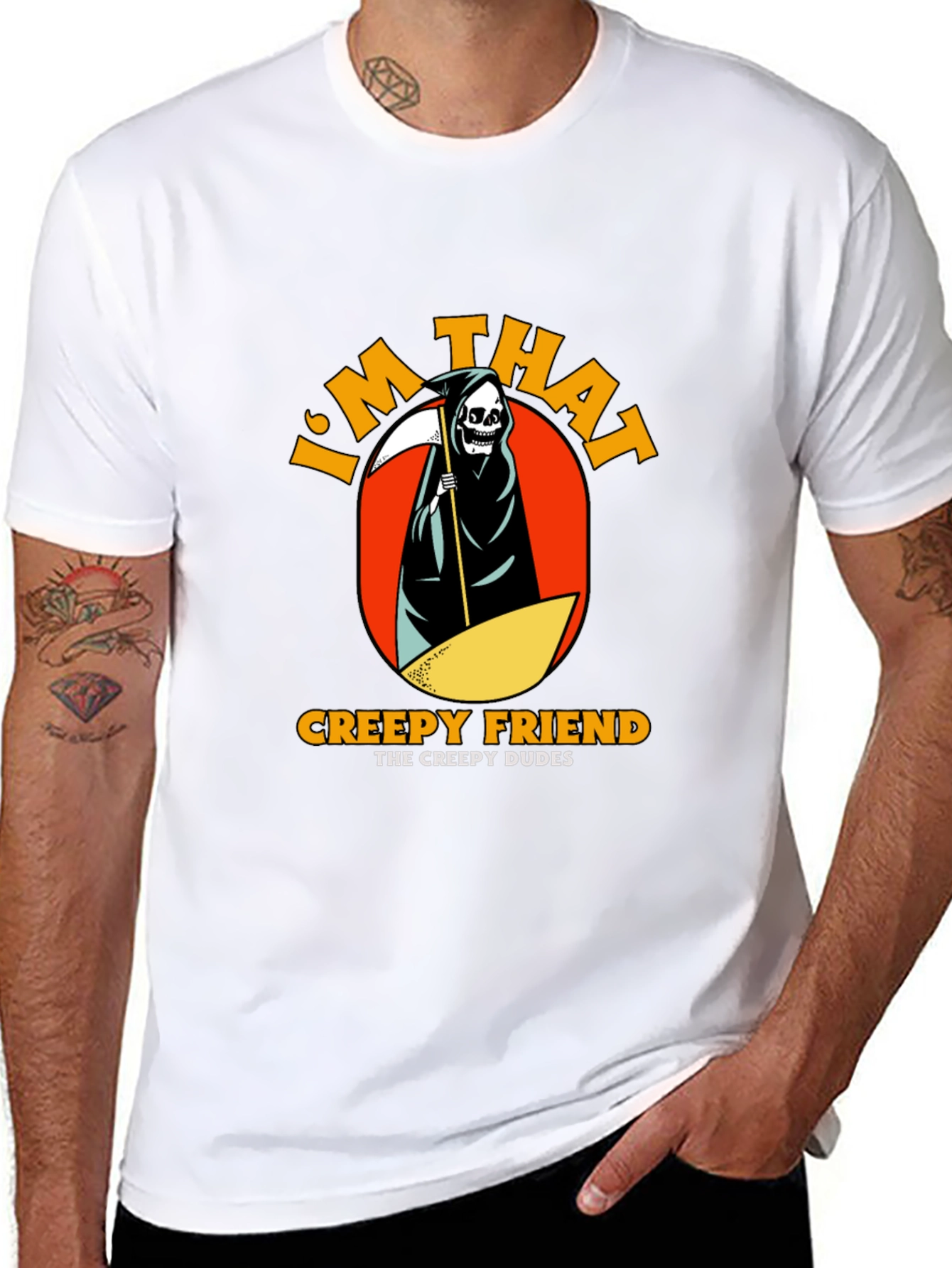 Creepy Dudes Graphic T-Shirt