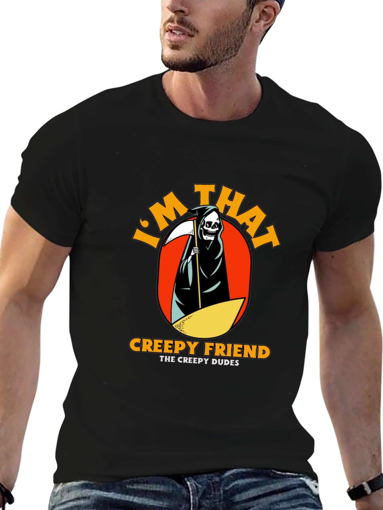 Creepy Dudes Graphic T-Shirt
