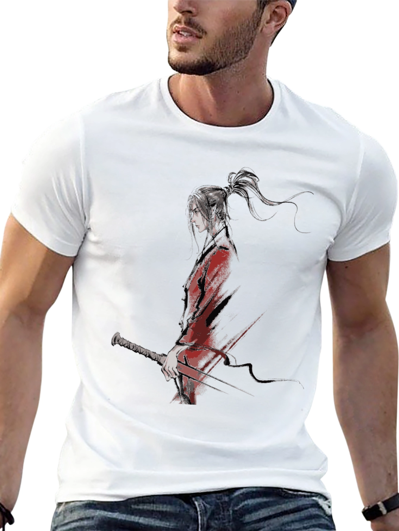 Anime Manga Inspired T-Shirt - Black