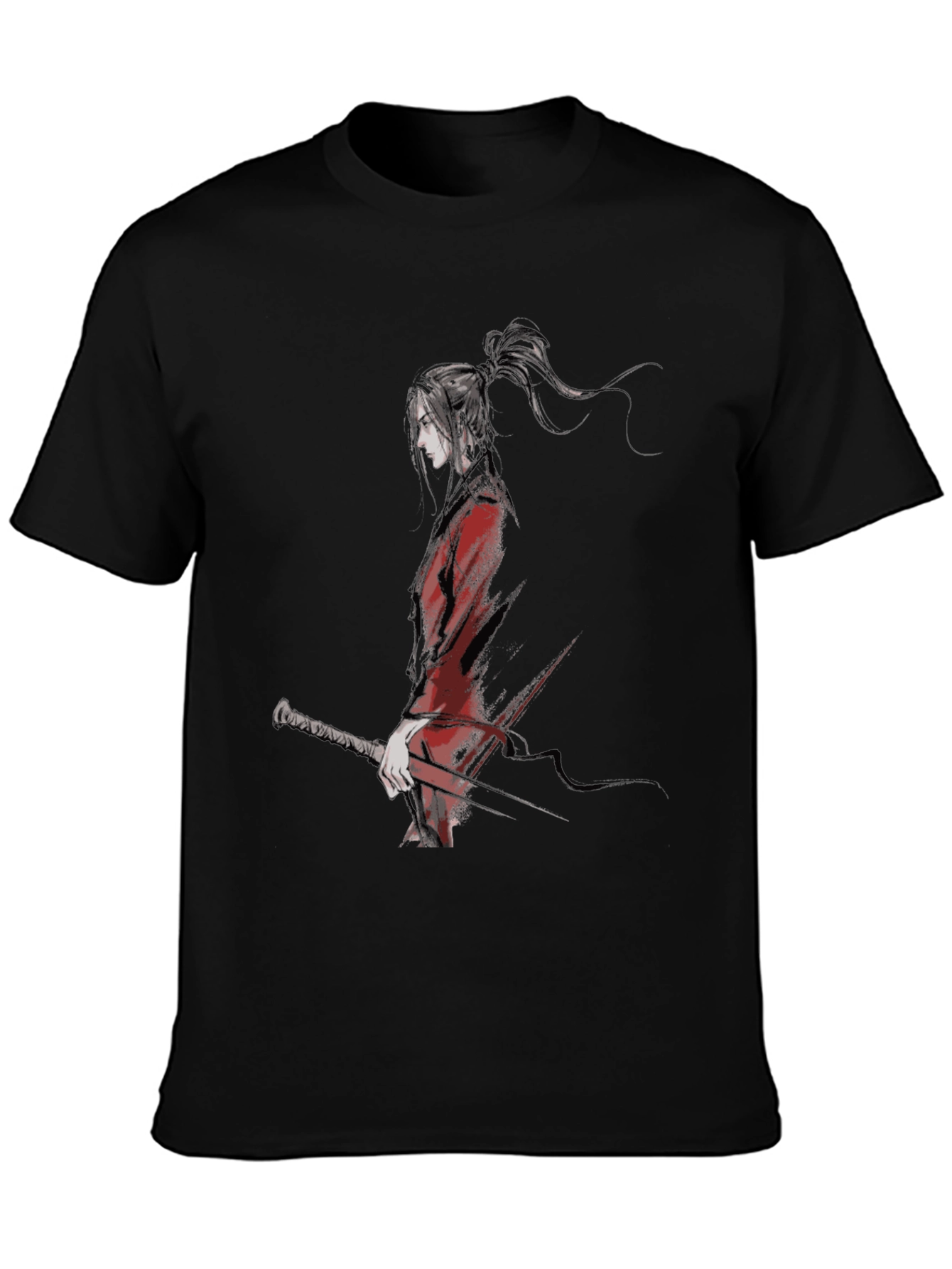 Anime Manga Inspired T-Shirt - Black