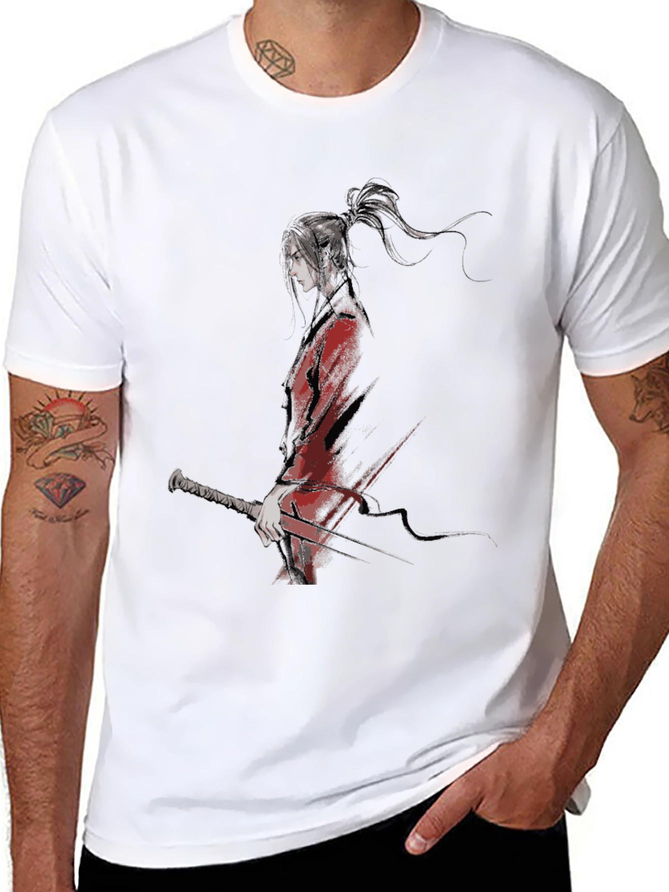 Anime Manga Inspired T-Shirt - Black