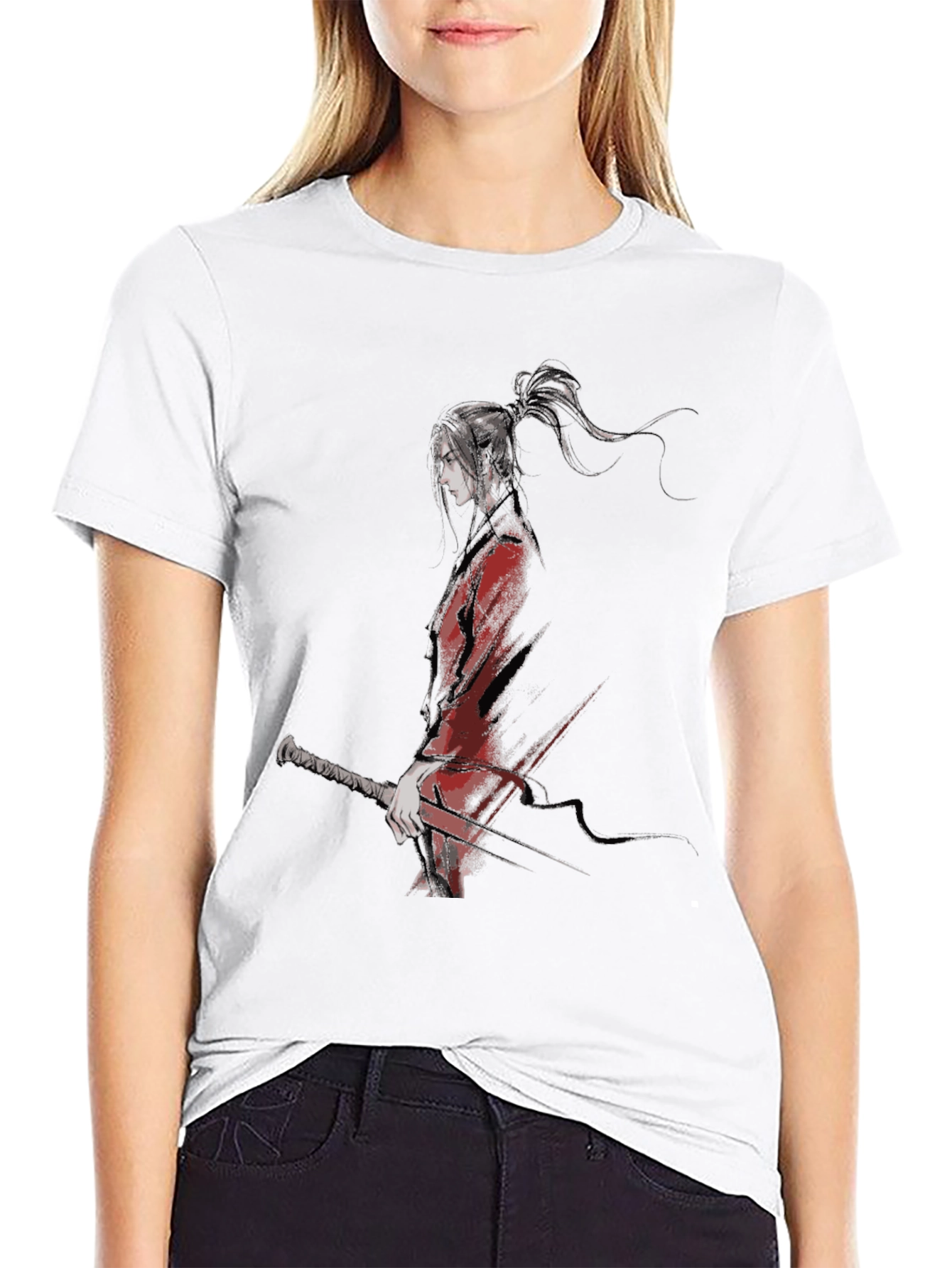 Anime Manga Inspired T-Shirt - Black