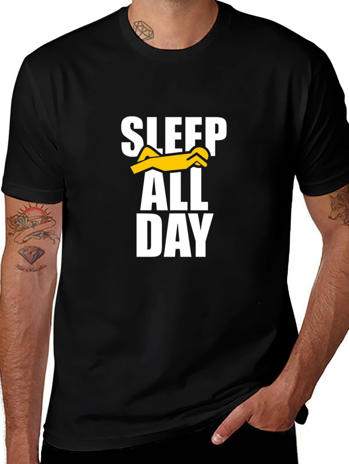 Sleep All Day Graphic T-Shirt