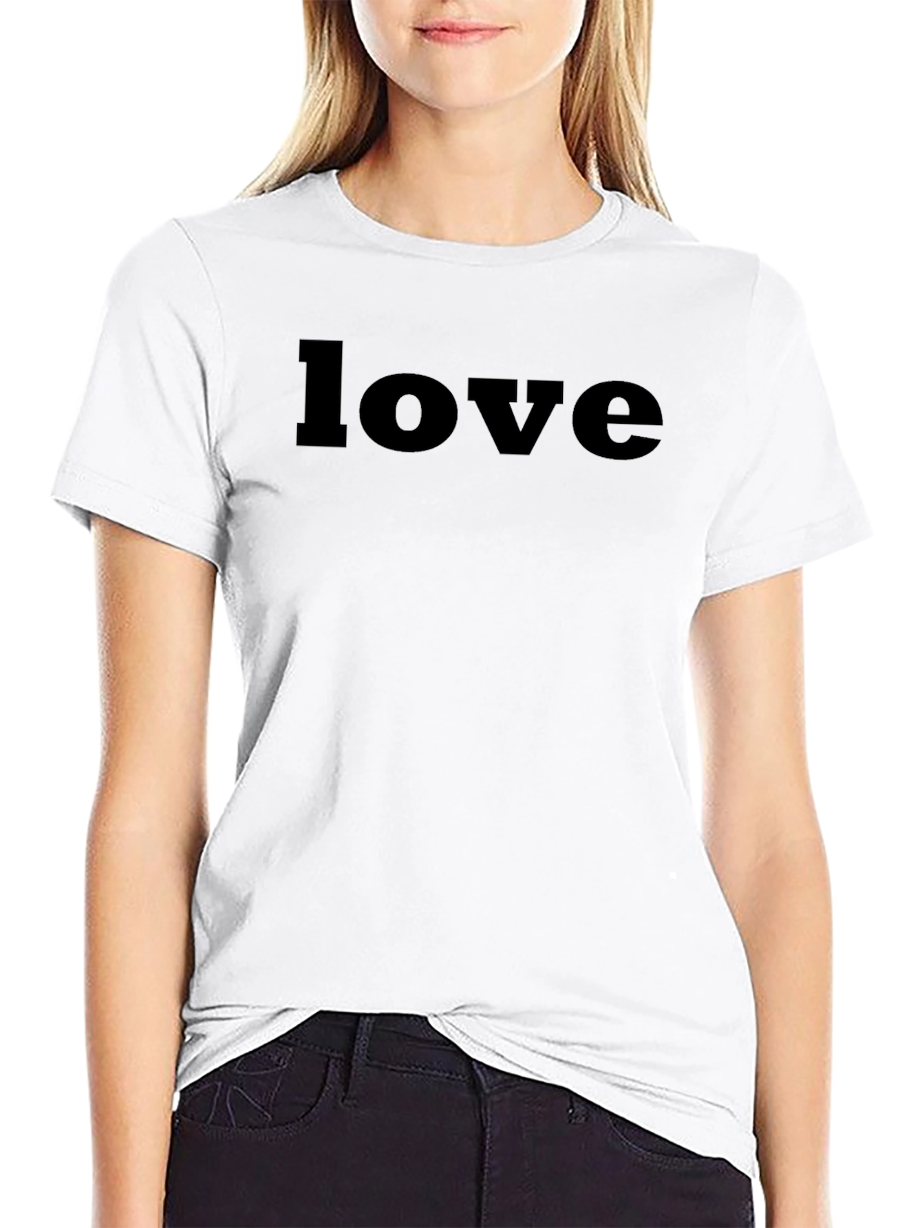 Love Graphic Tee - Classic Black T-Shirt