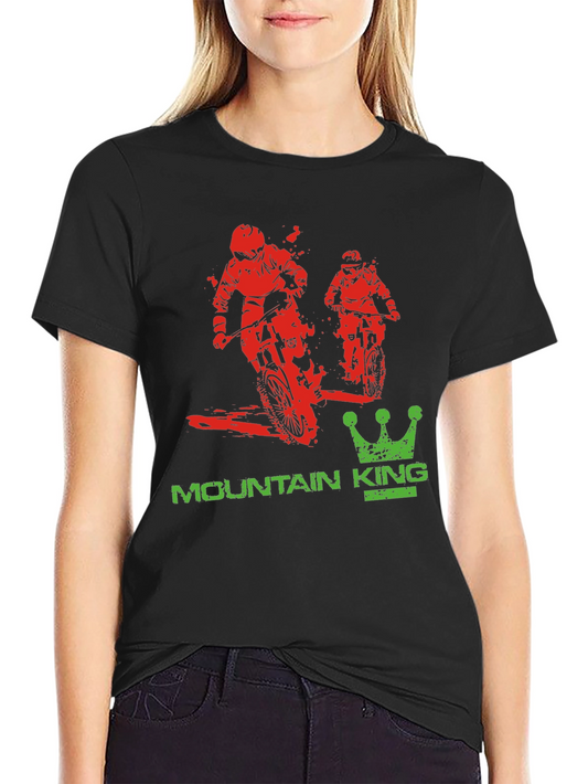 Mountain King Bike T-Shirt: Graphic Tee for Outdoor Adventure