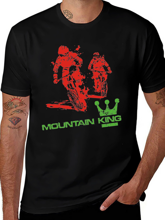 Mountain King Bike T-Shirt: Graphic Tee for Outdoor Adventure