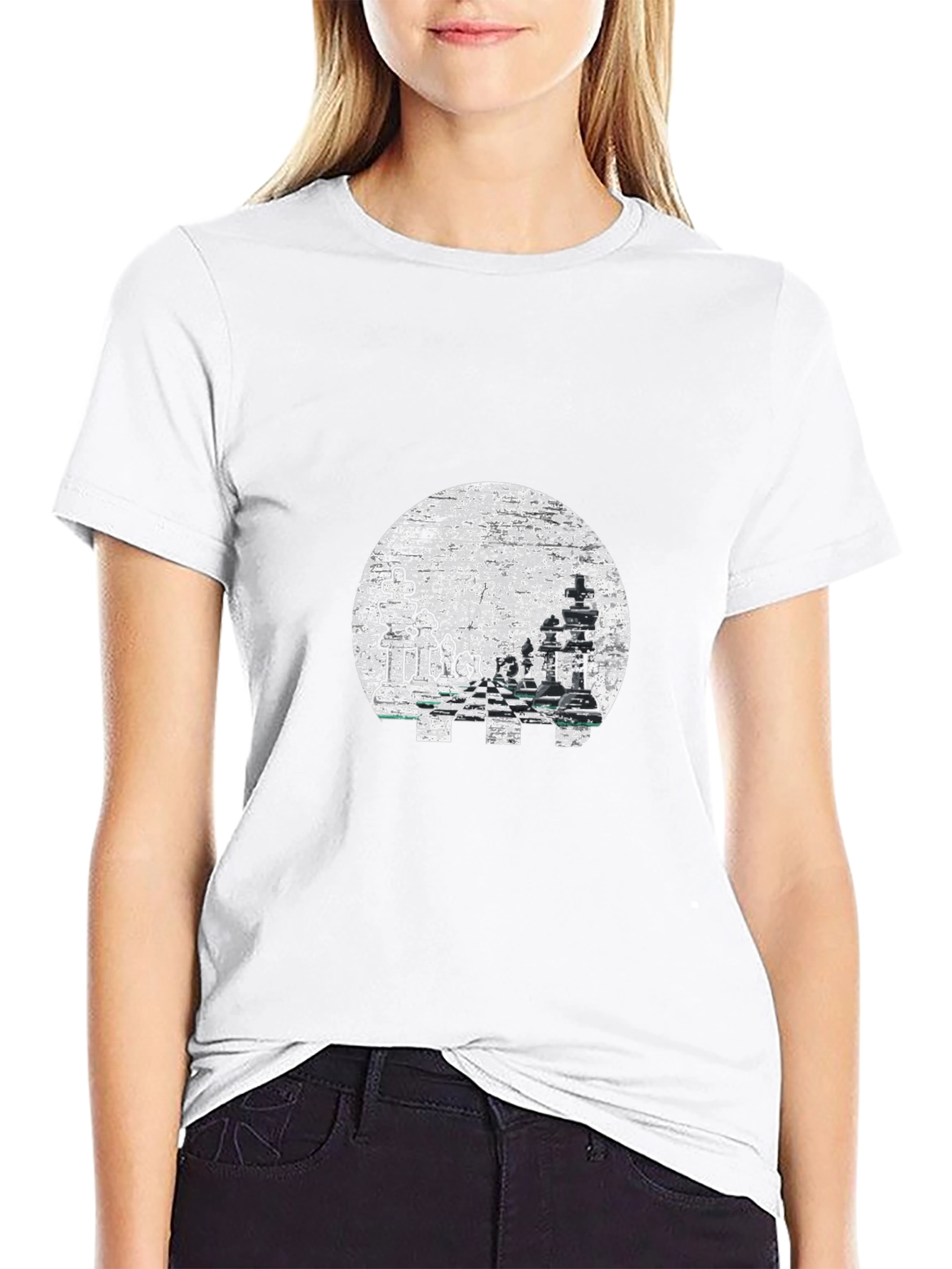 Chess Graphic T-Shirt - Stylish Cotton Tee