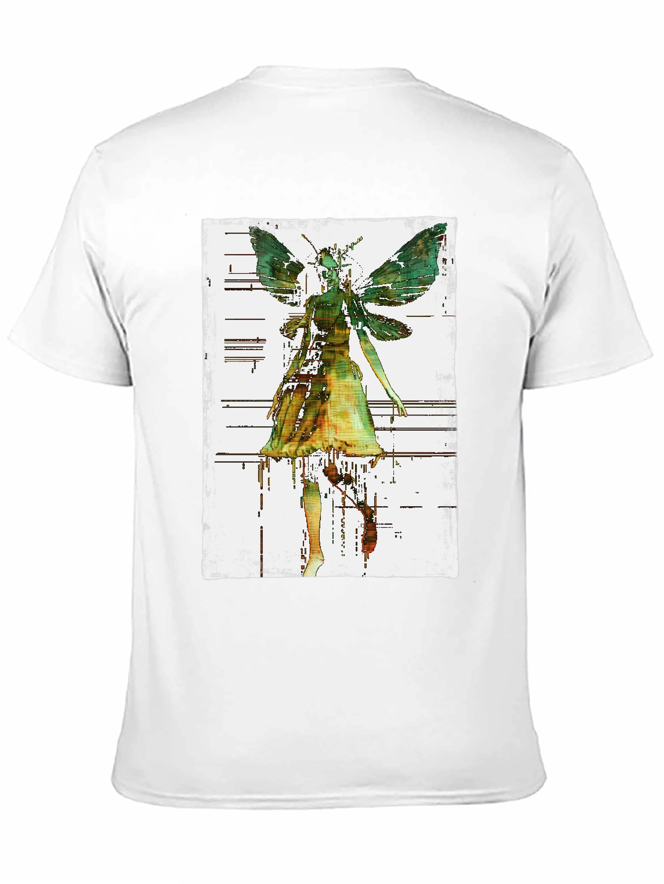 Fairy Graphic Print T-Shirt - Black