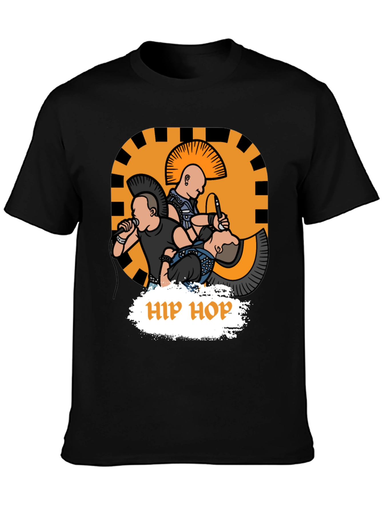 Punk Rock Hip Hop Graphic Tee