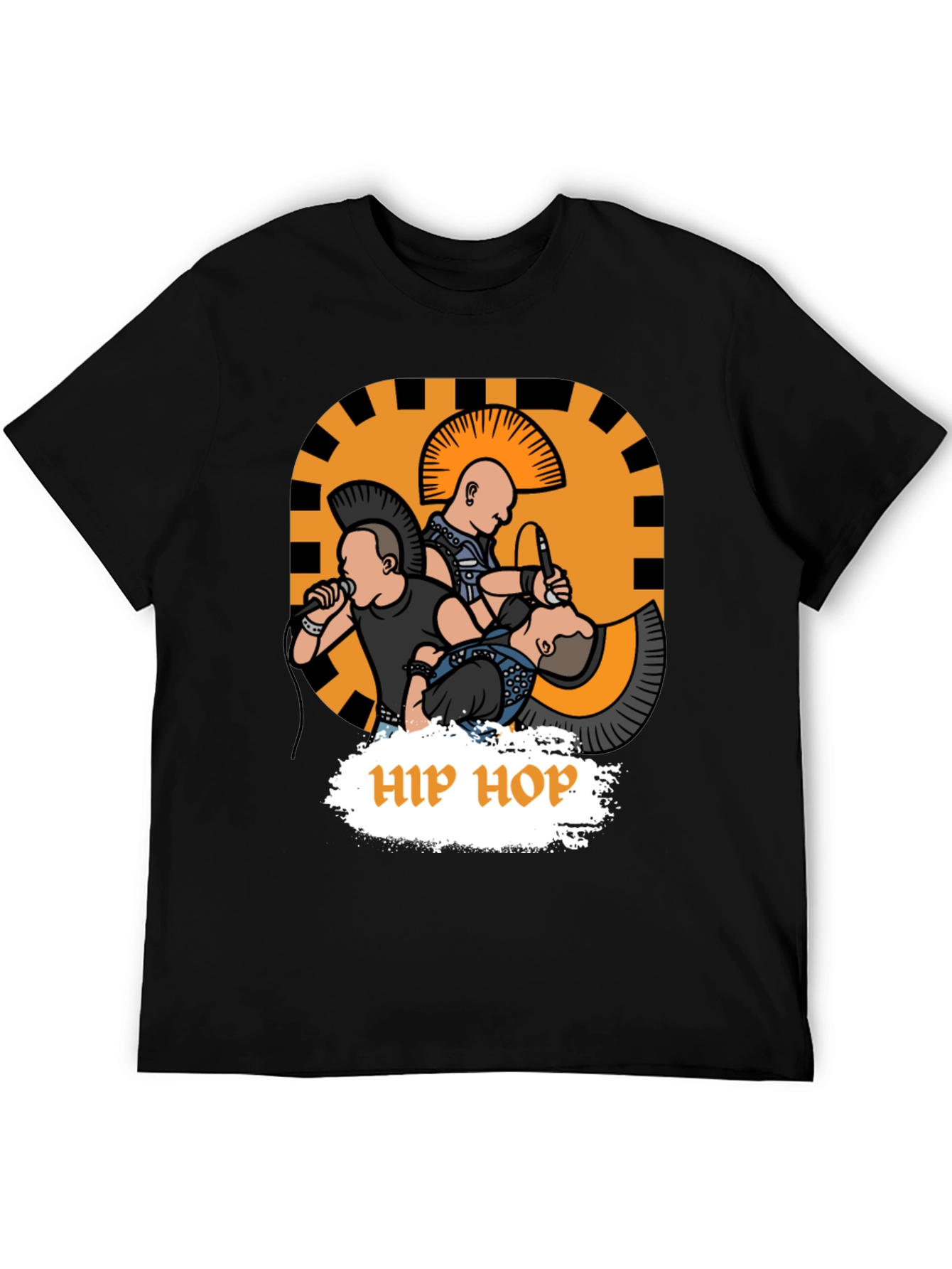 Punk Rock Hip Hop Graphic Tee