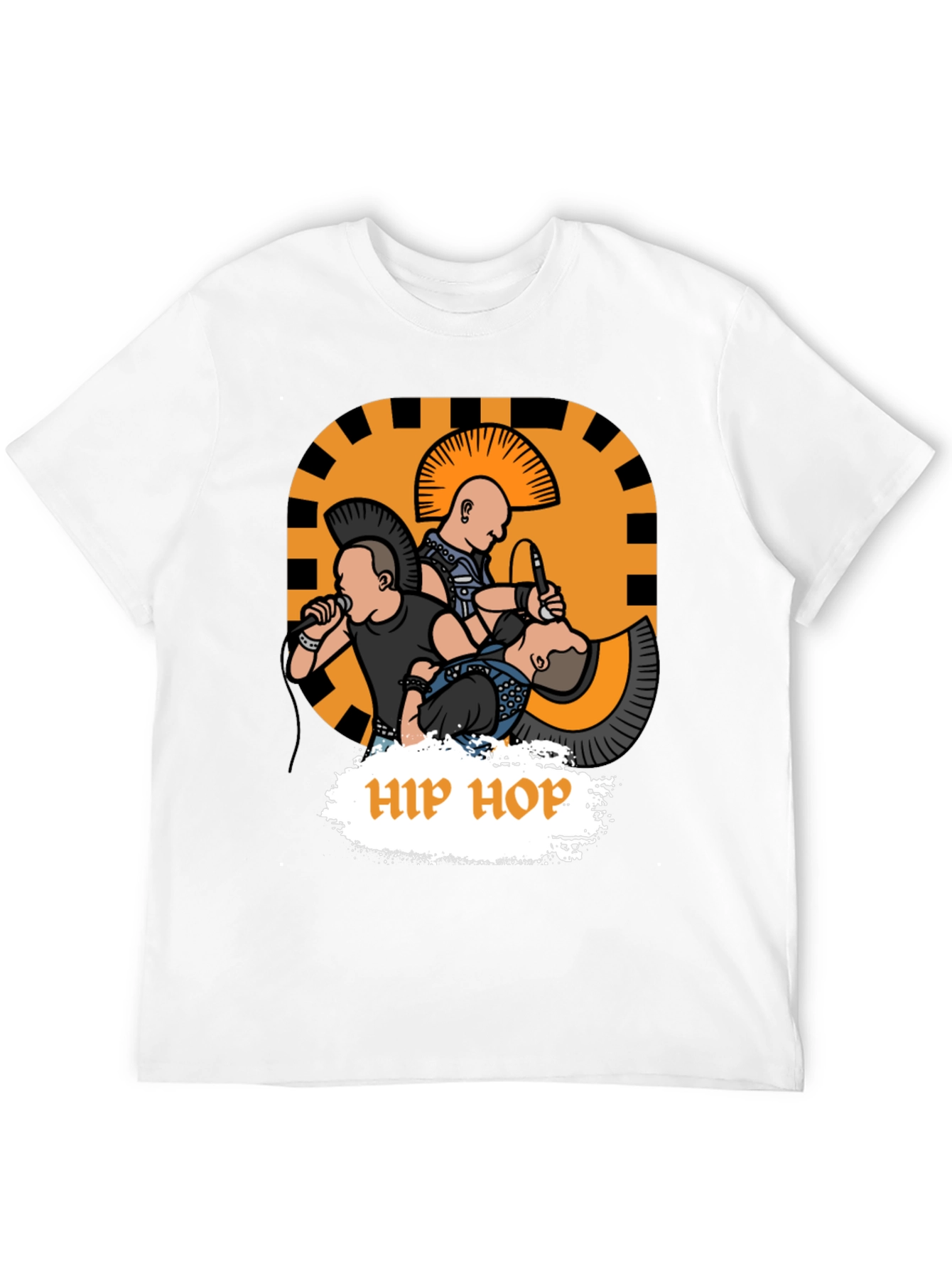 Punk Rock Hip Hop Graphic Tee