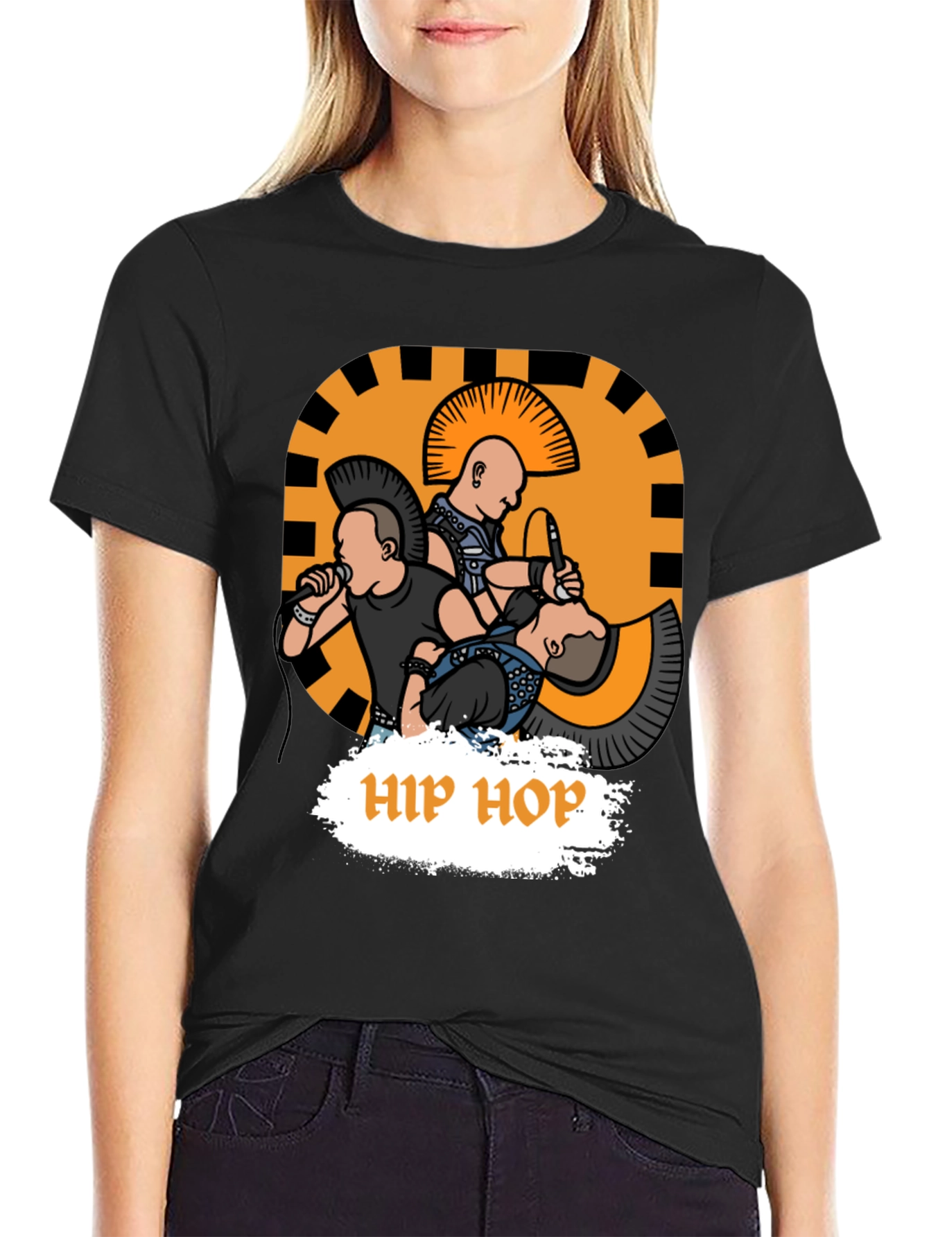 Punk Rock Hip Hop Graphic Tee