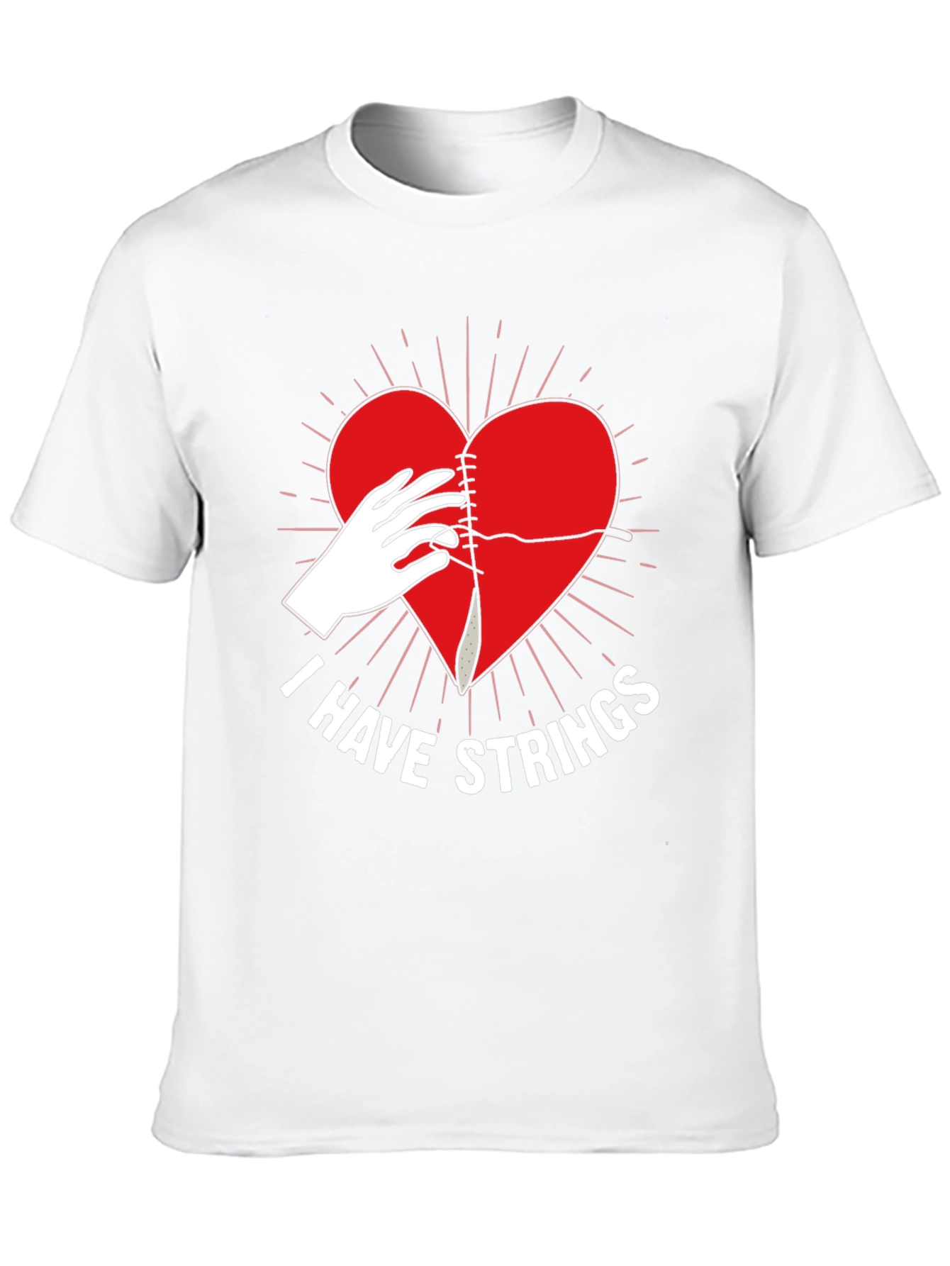 I Have Strings Graphic T-Shirt - Sewn Heart