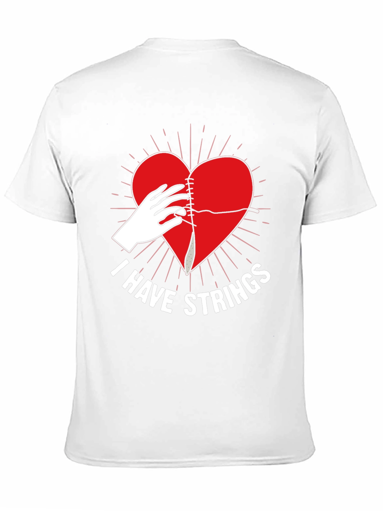I Have Strings Graphic T-Shirt - Sewn Heart