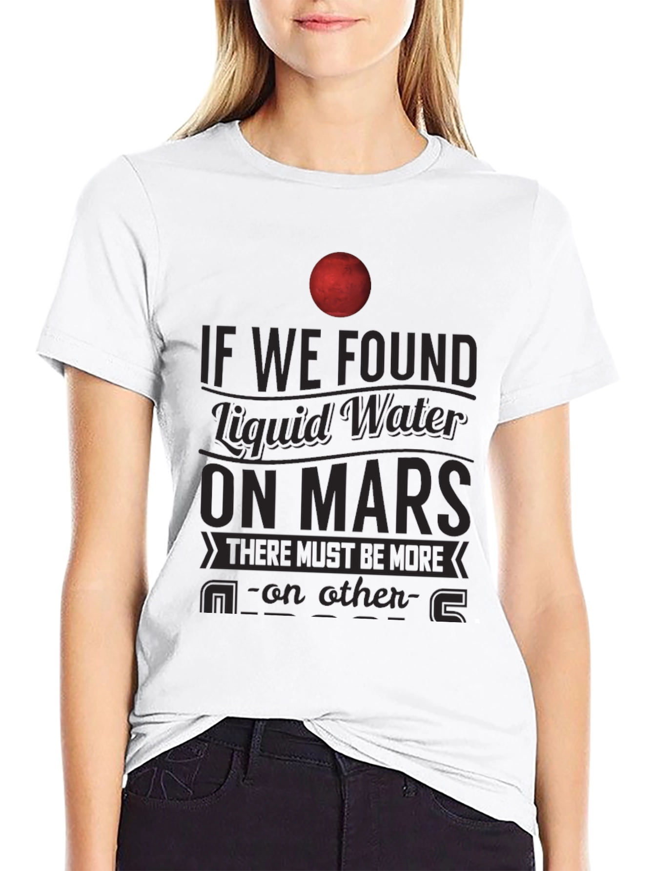 Mars Liquid Water T-Shirt - Space Exploration Tee