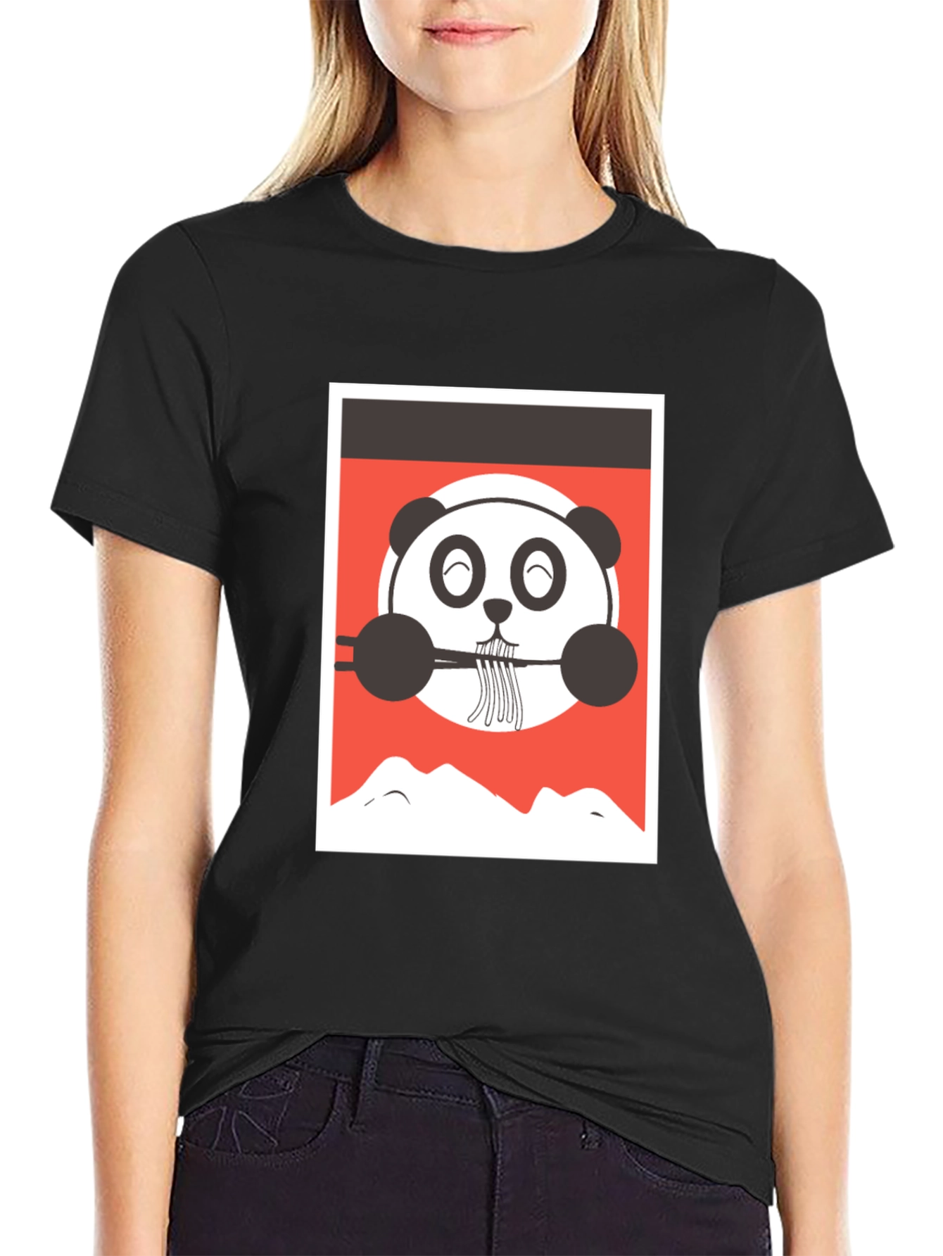 Panda Ramen Graphic Tee - Unique Design