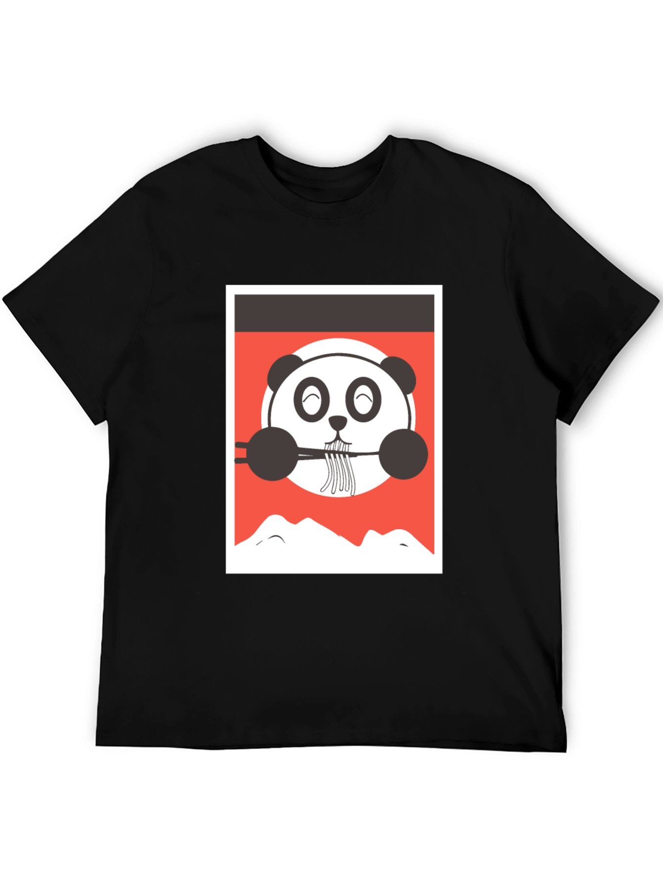 Panda Ramen Graphic Tee - Unique Design