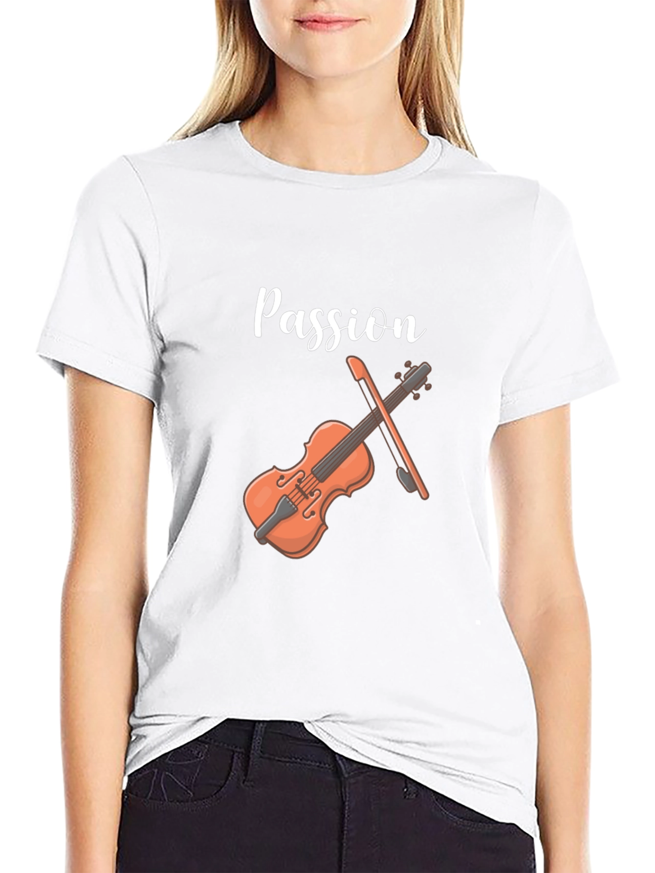 Passion Violin T-Shirt - Musical Graphic Tee