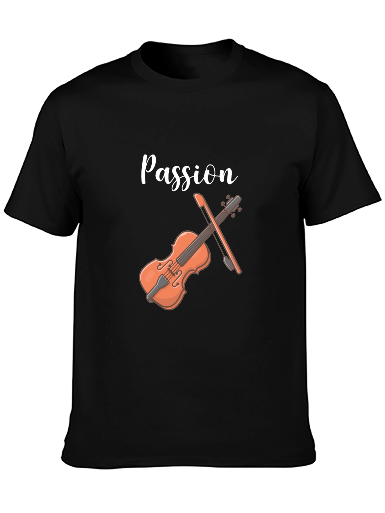 Passion Violin T-Shirt - Musical Graphic Tee