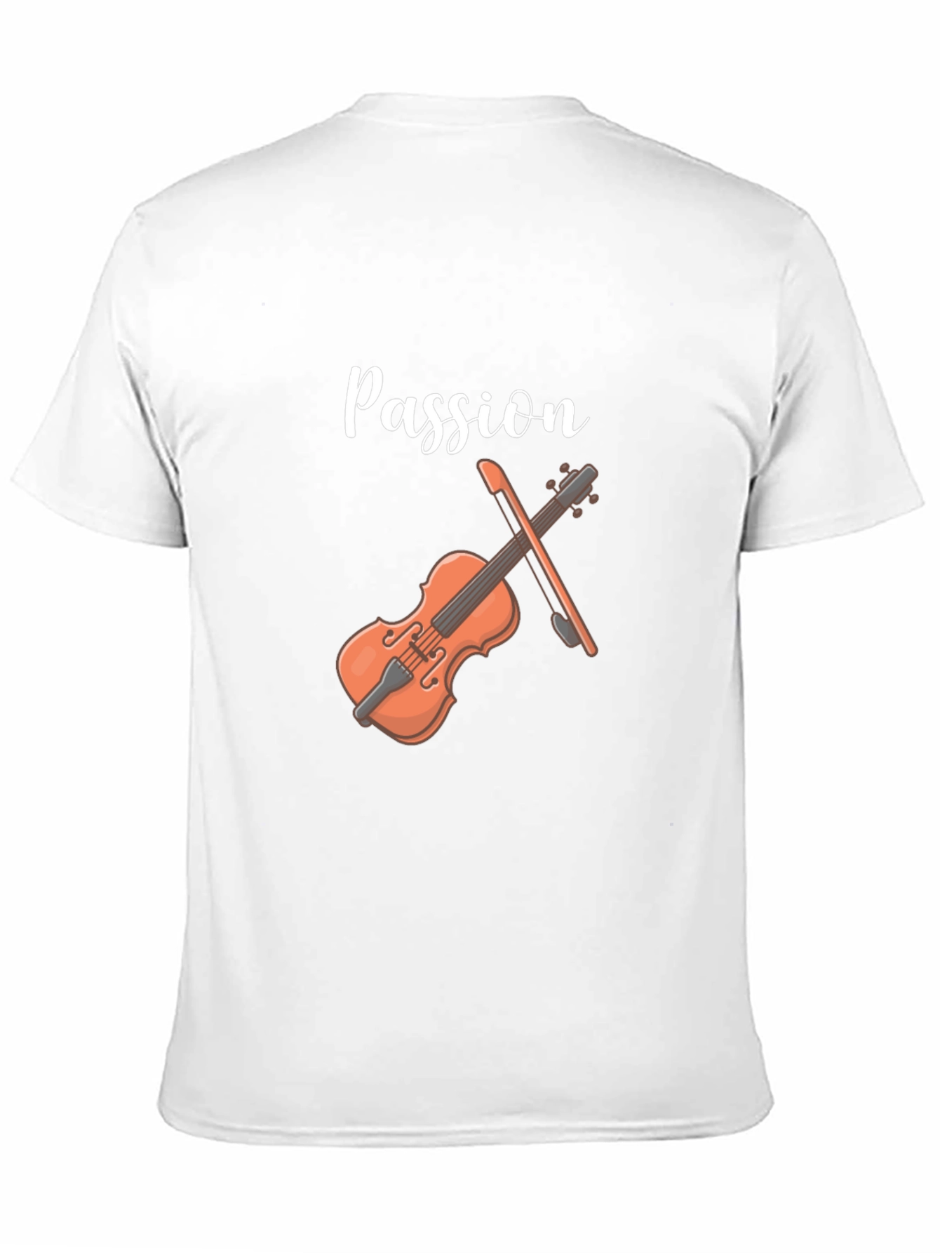 Passion Violin T-Shirt - Musical Graphic Tee