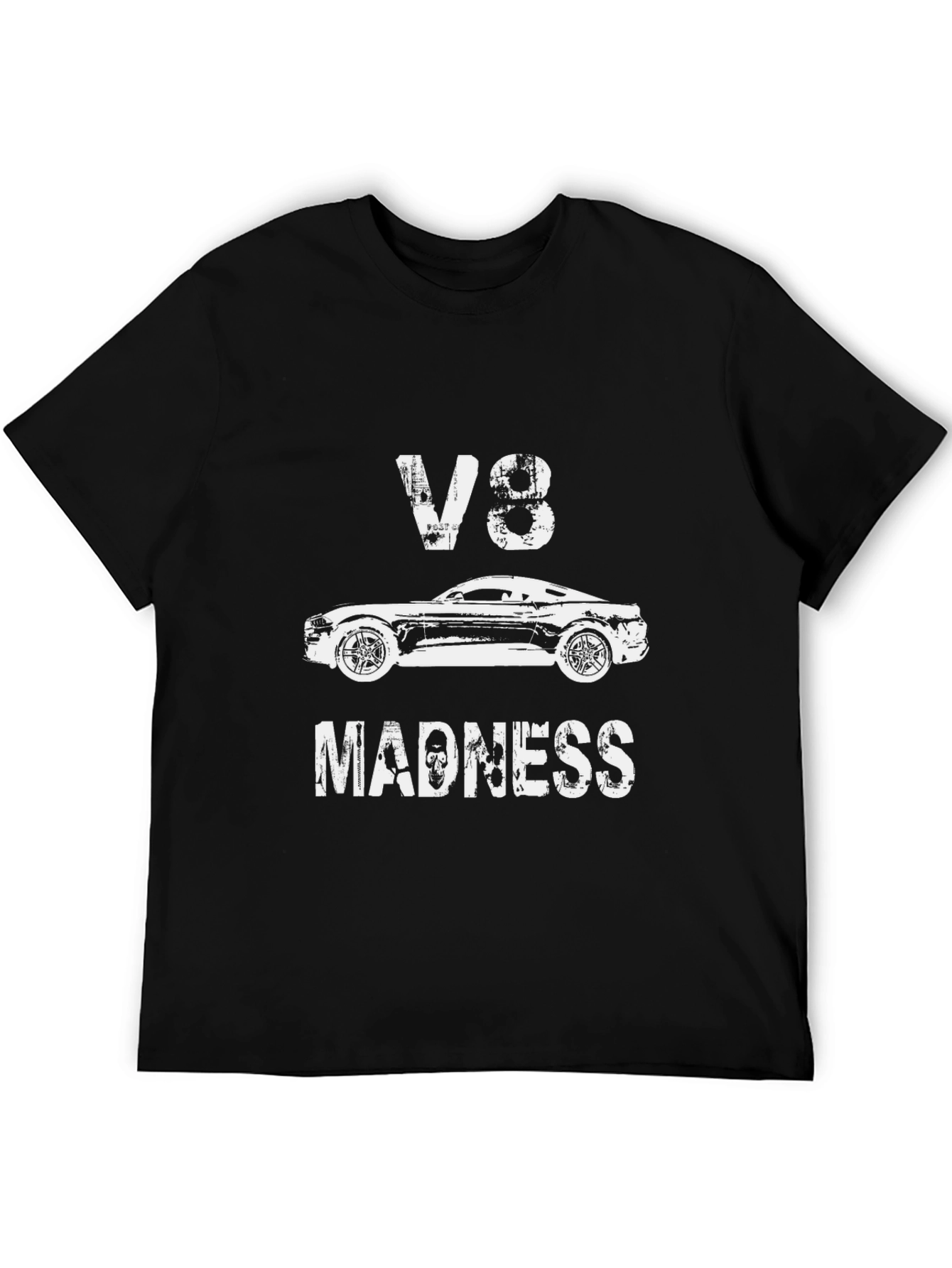 V8 Madness Graphic Tee - Car Enthusiast T-Shirt
