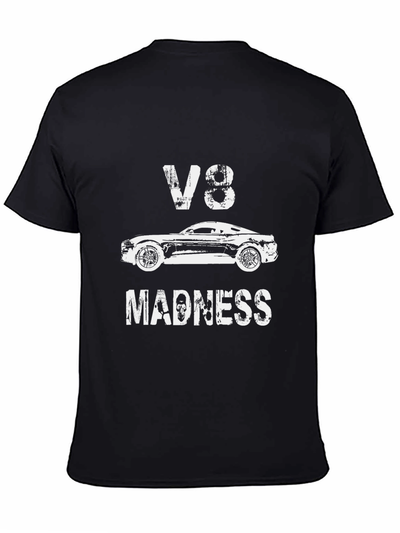 V8 Madness Graphic Tee - Car Enthusiast T-Shirt