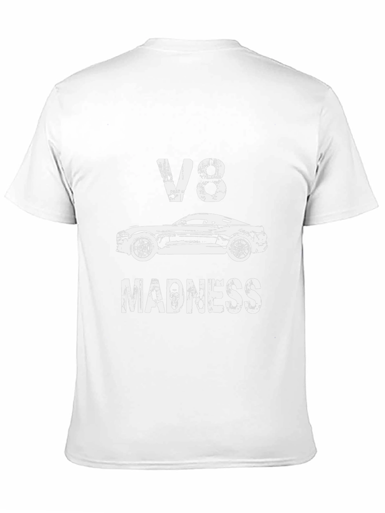 V8 Madness Graphic Tee - Car Enthusiast T-Shirt