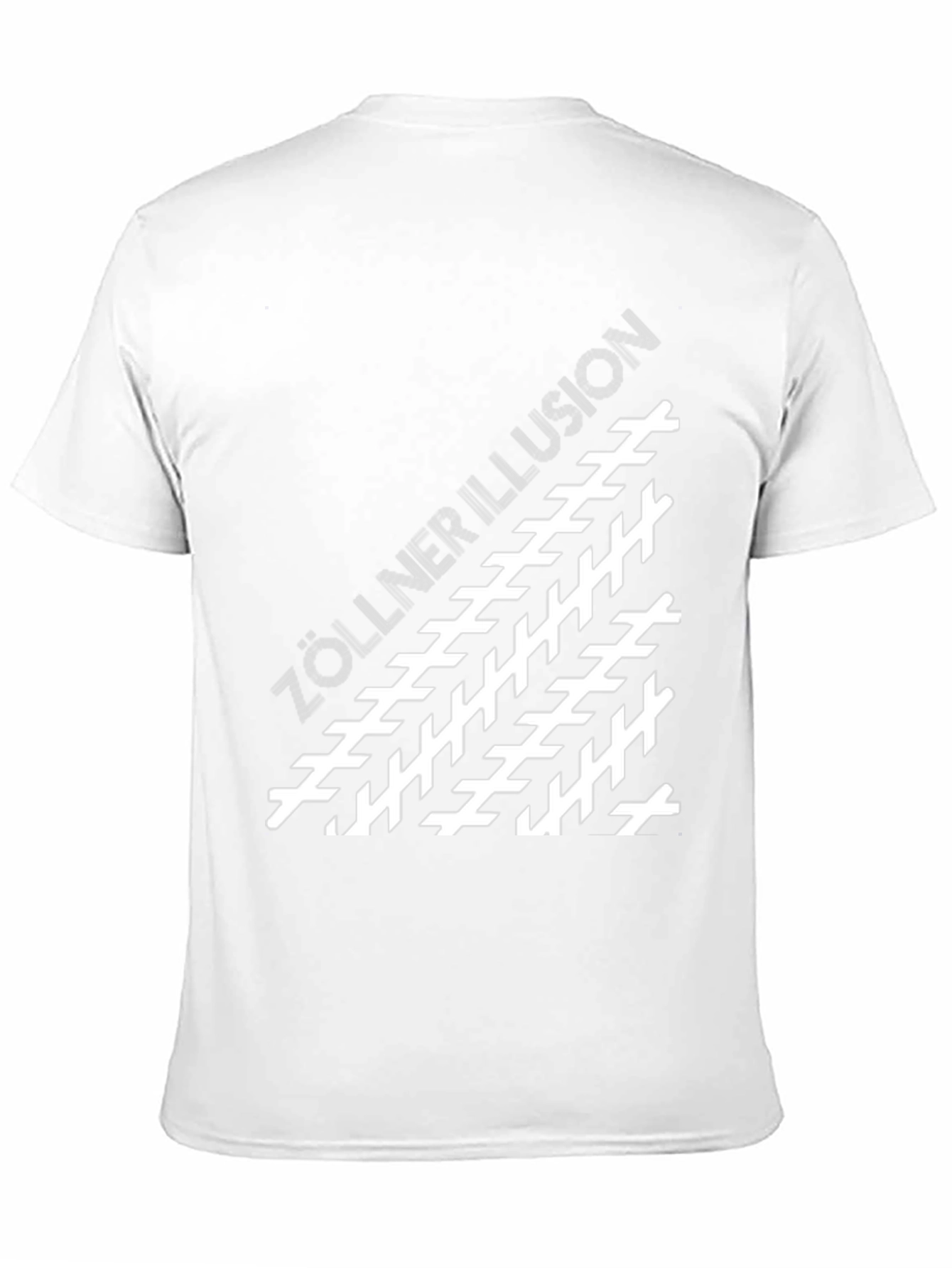 Zollner Illusion Black T-Shirt