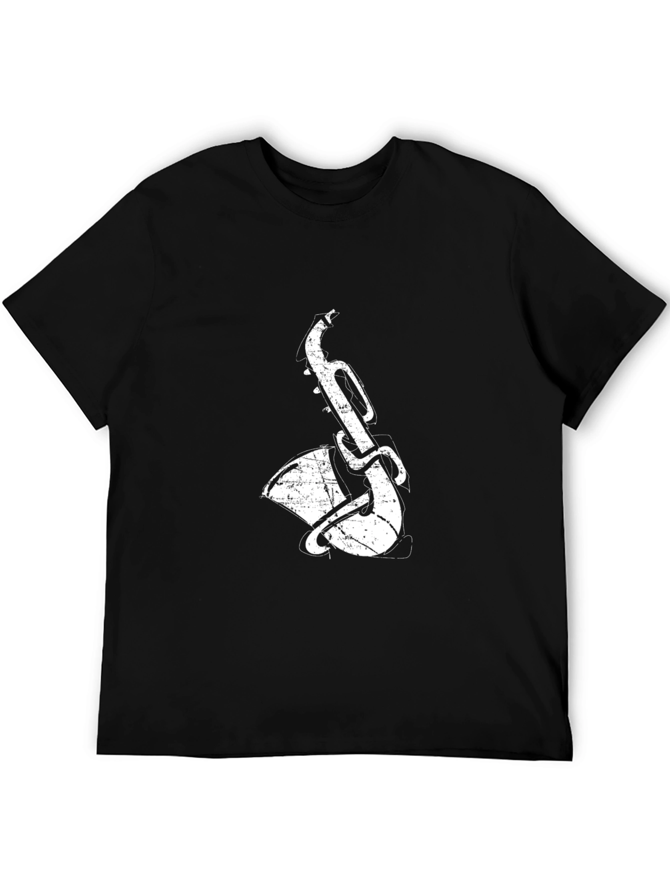 Saxophone Graphic Tee - Stylish Musician T-Shirt