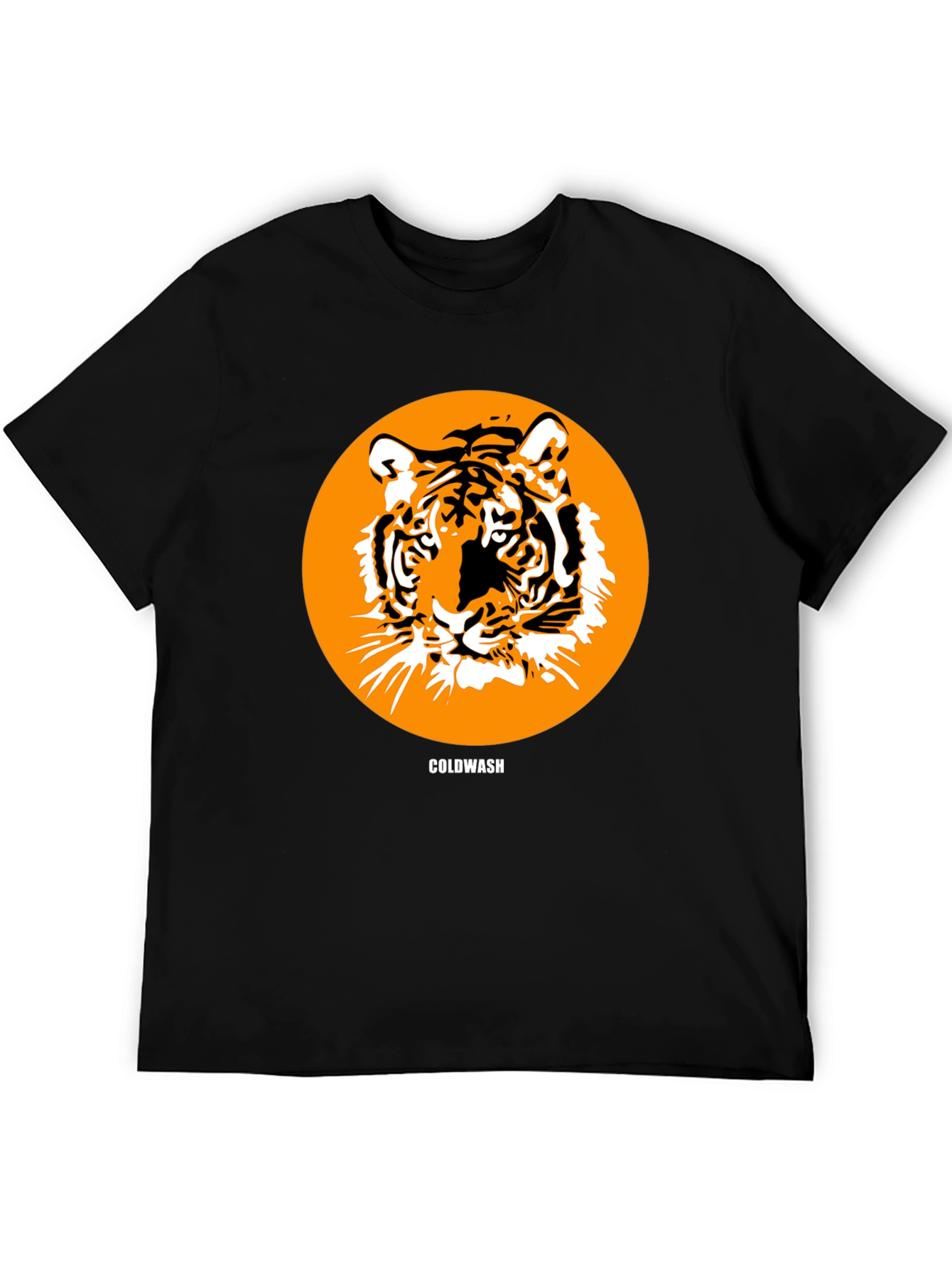 Tiger Circle Graphic Tee - Coldwash Design