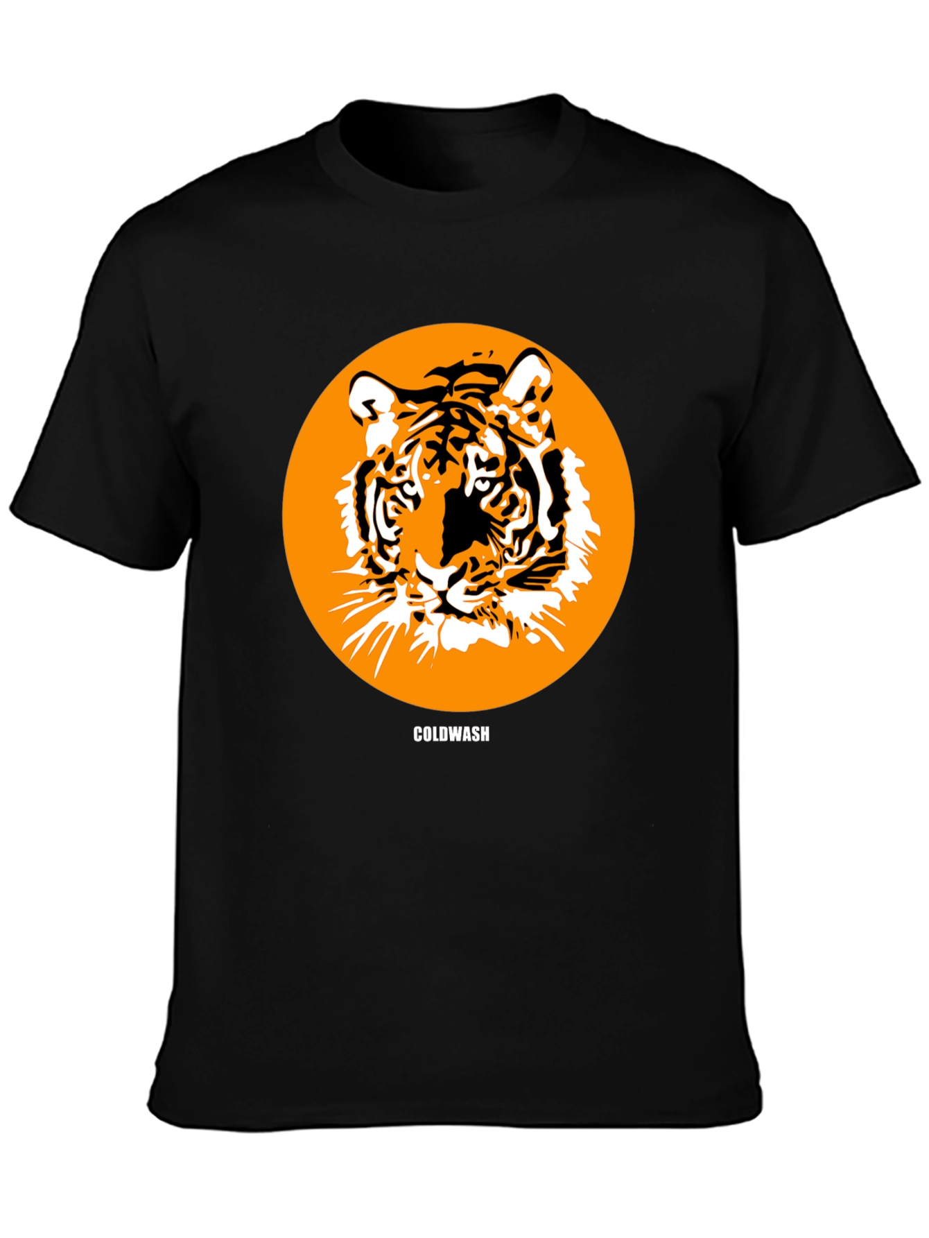 Tiger Circle Graphic Tee - Coldwash Design