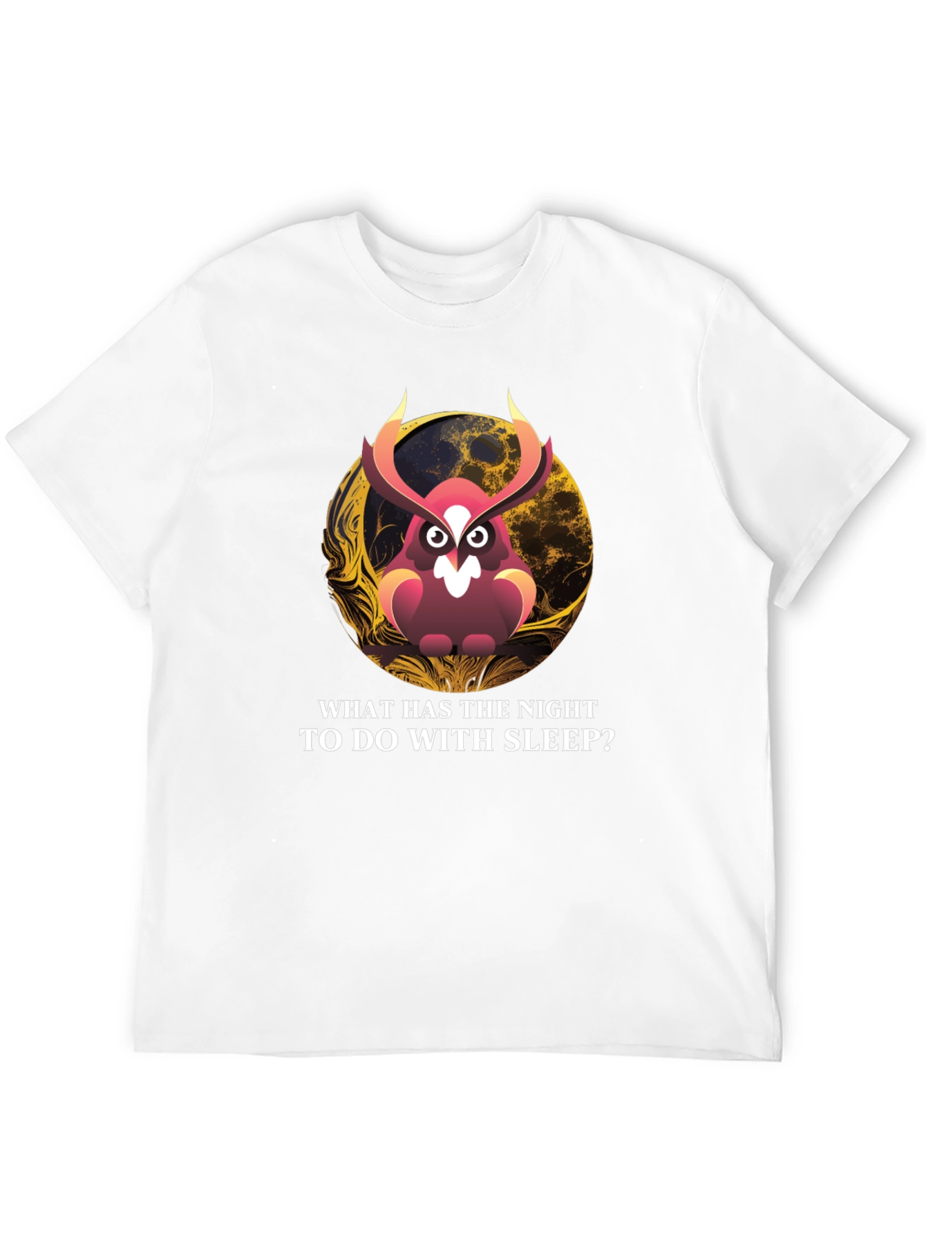Owl & Moon Graphic T-Shirt: Night Wisdom