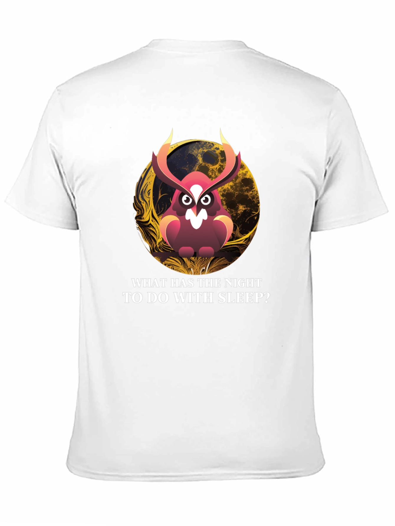 Owl & Moon Graphic T-Shirt: Night Wisdom