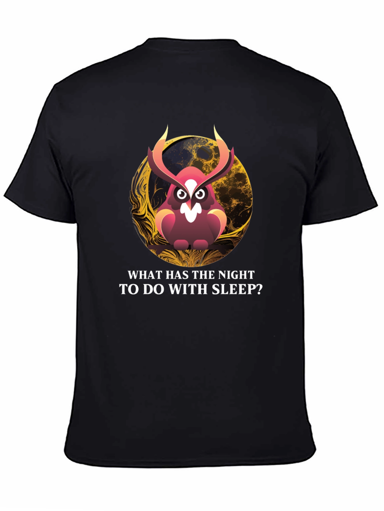 Owl & Moon Graphic T-Shirt: Night Wisdom