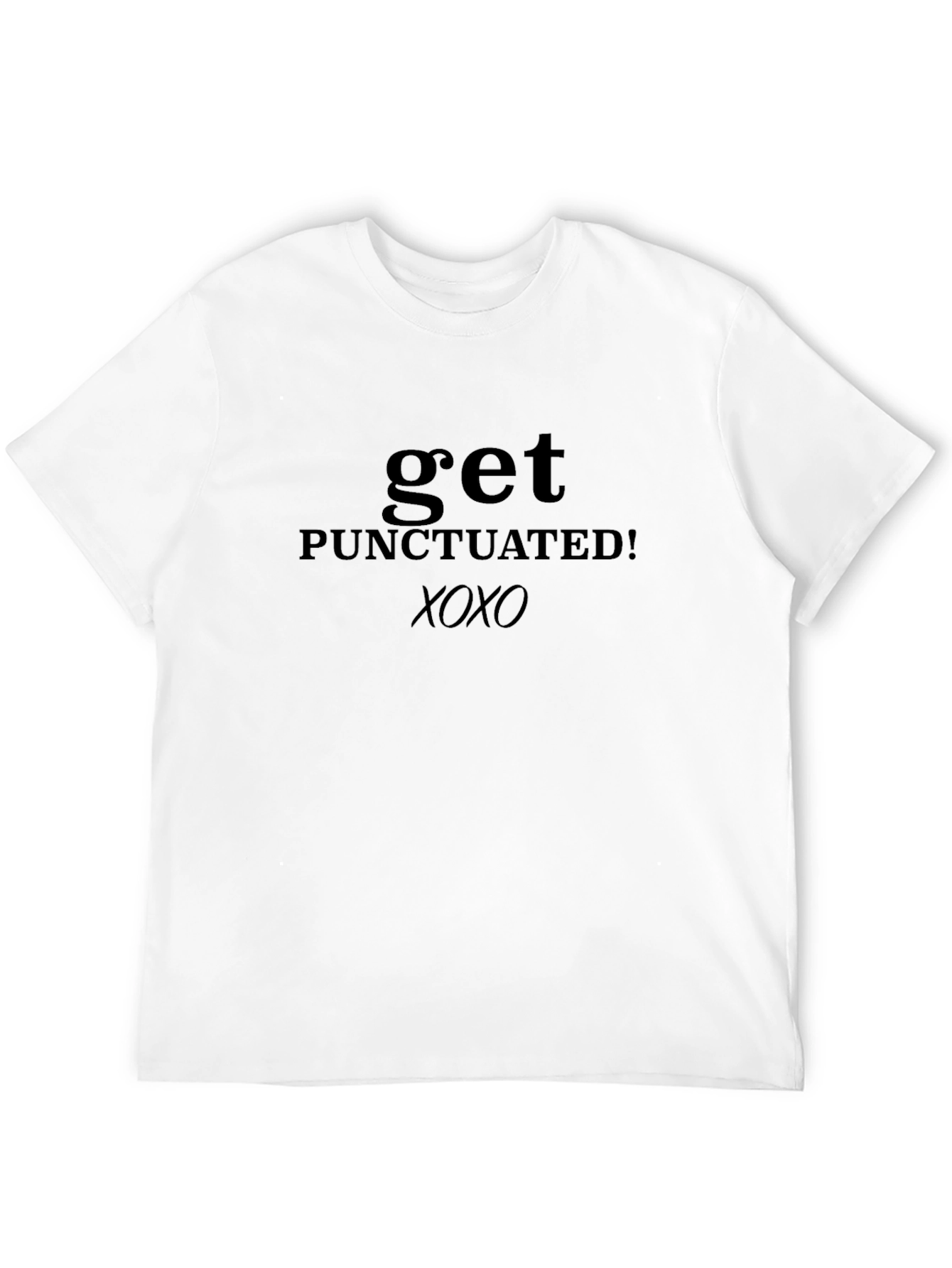 Get PUNCTUATED! Black Tee