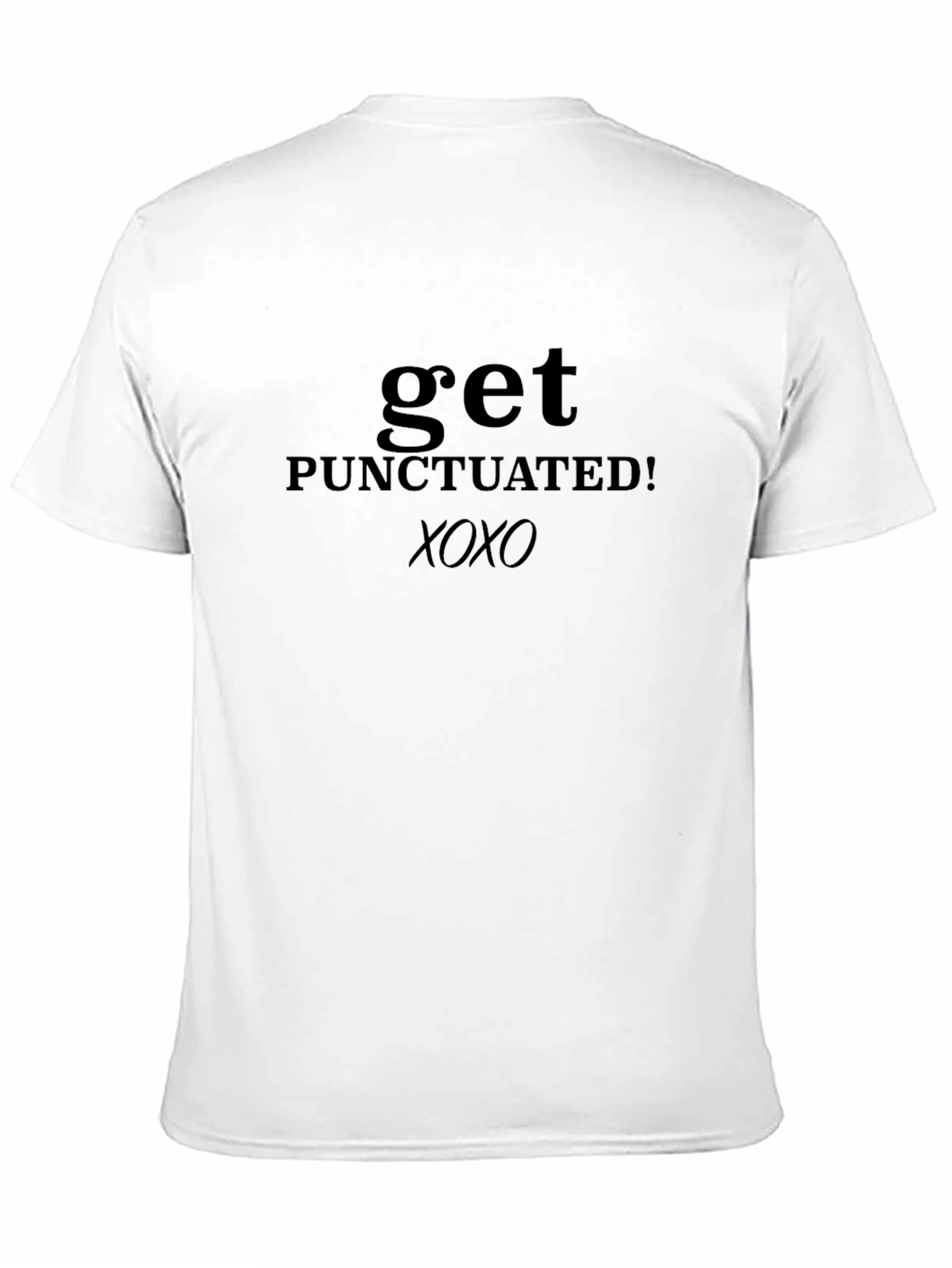 Get PUNCTUATED! Black Tee