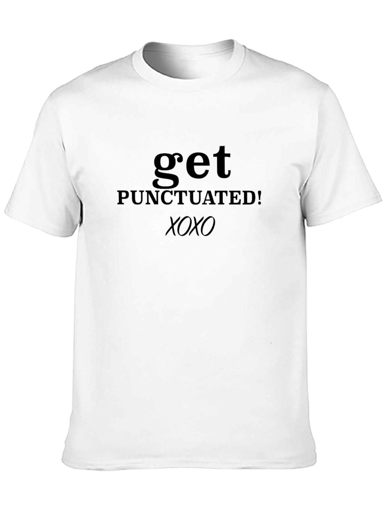 Get PUNCTUATED! Black Tee