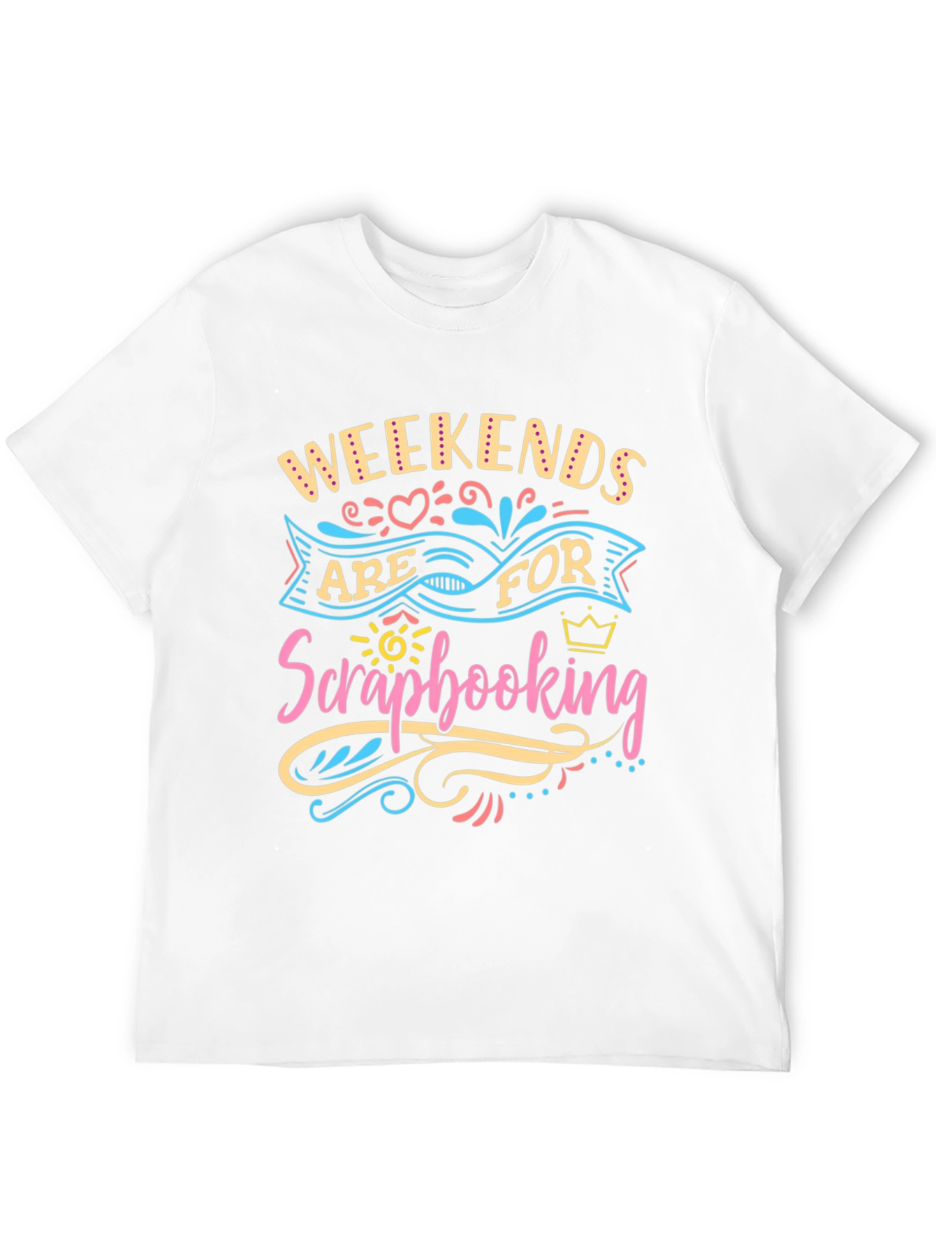 Weekends are for Scrapbooking Black Tee