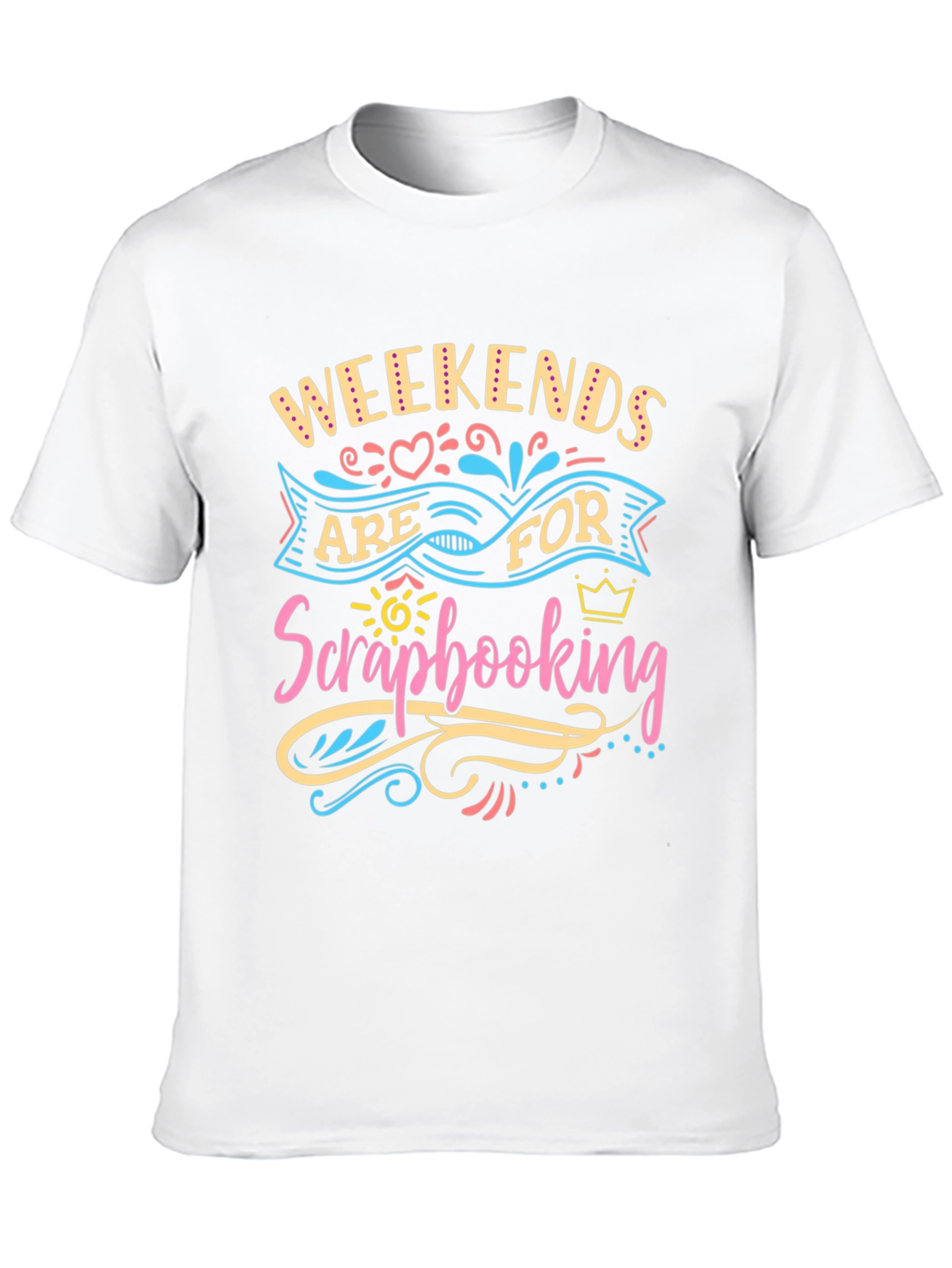 Weekends are for Scrapbooking Black Tee