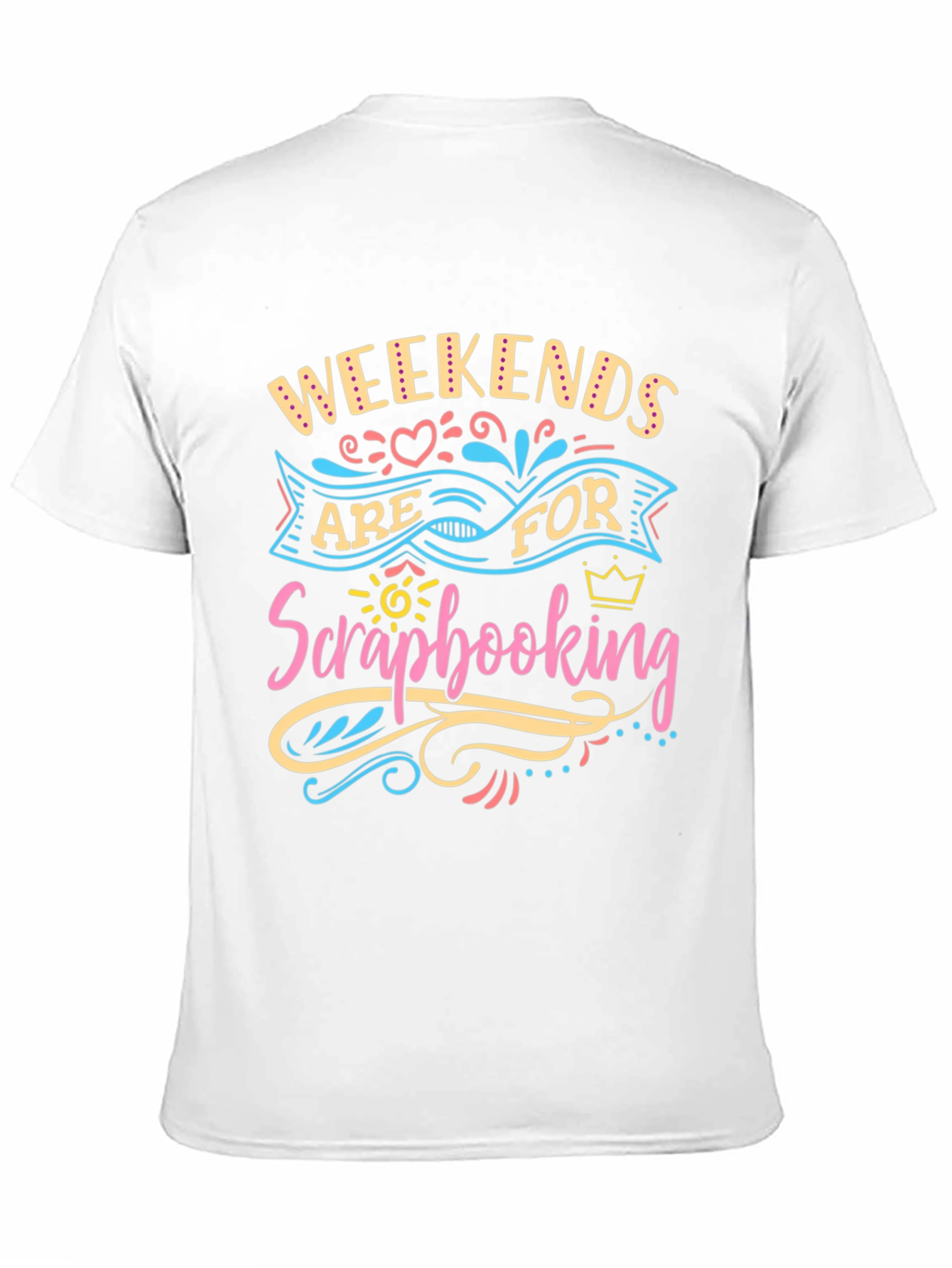 Weekends are for Scrapbooking Black Tee