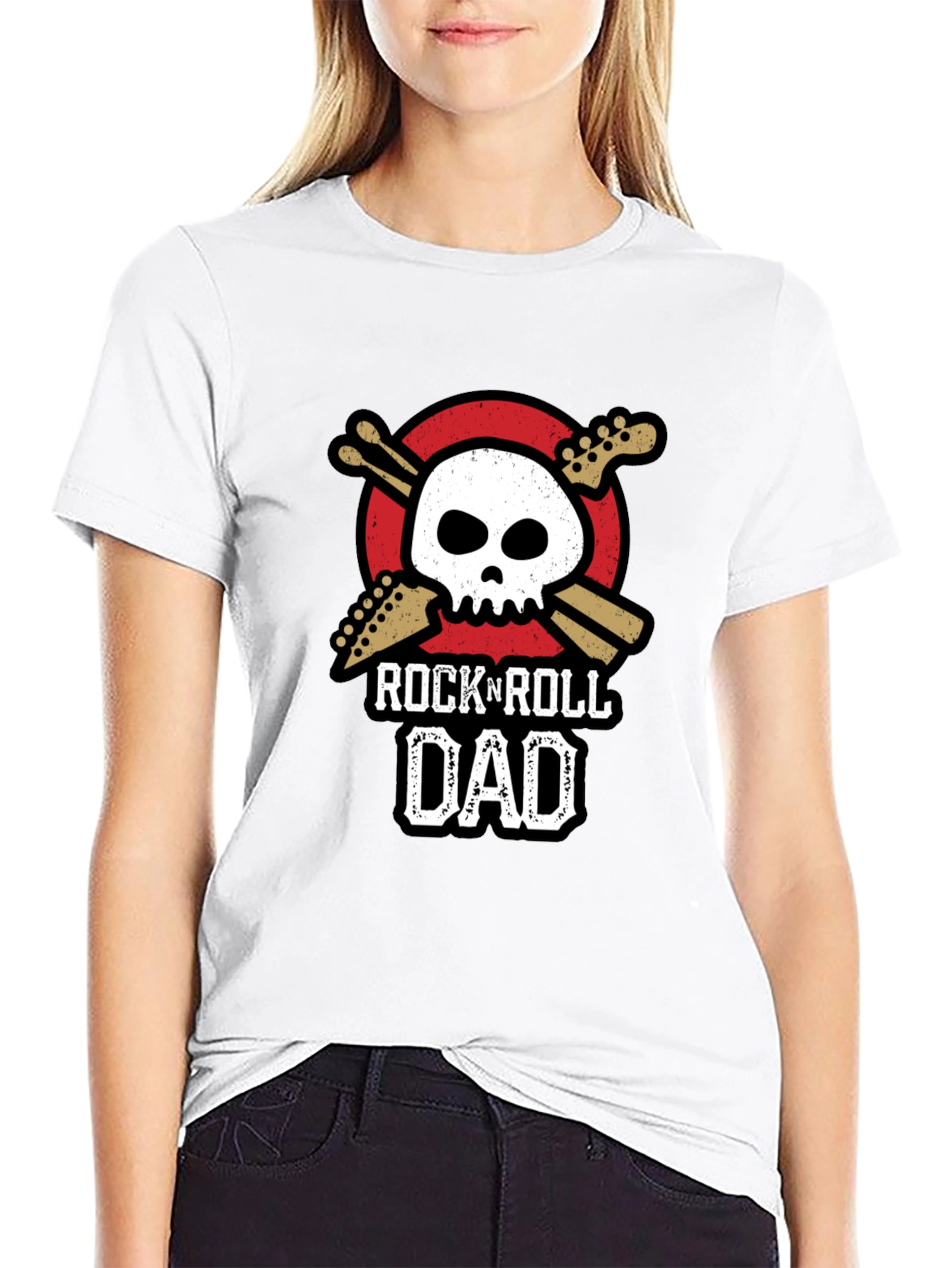 Rock N Roll Dad Graphic Tee