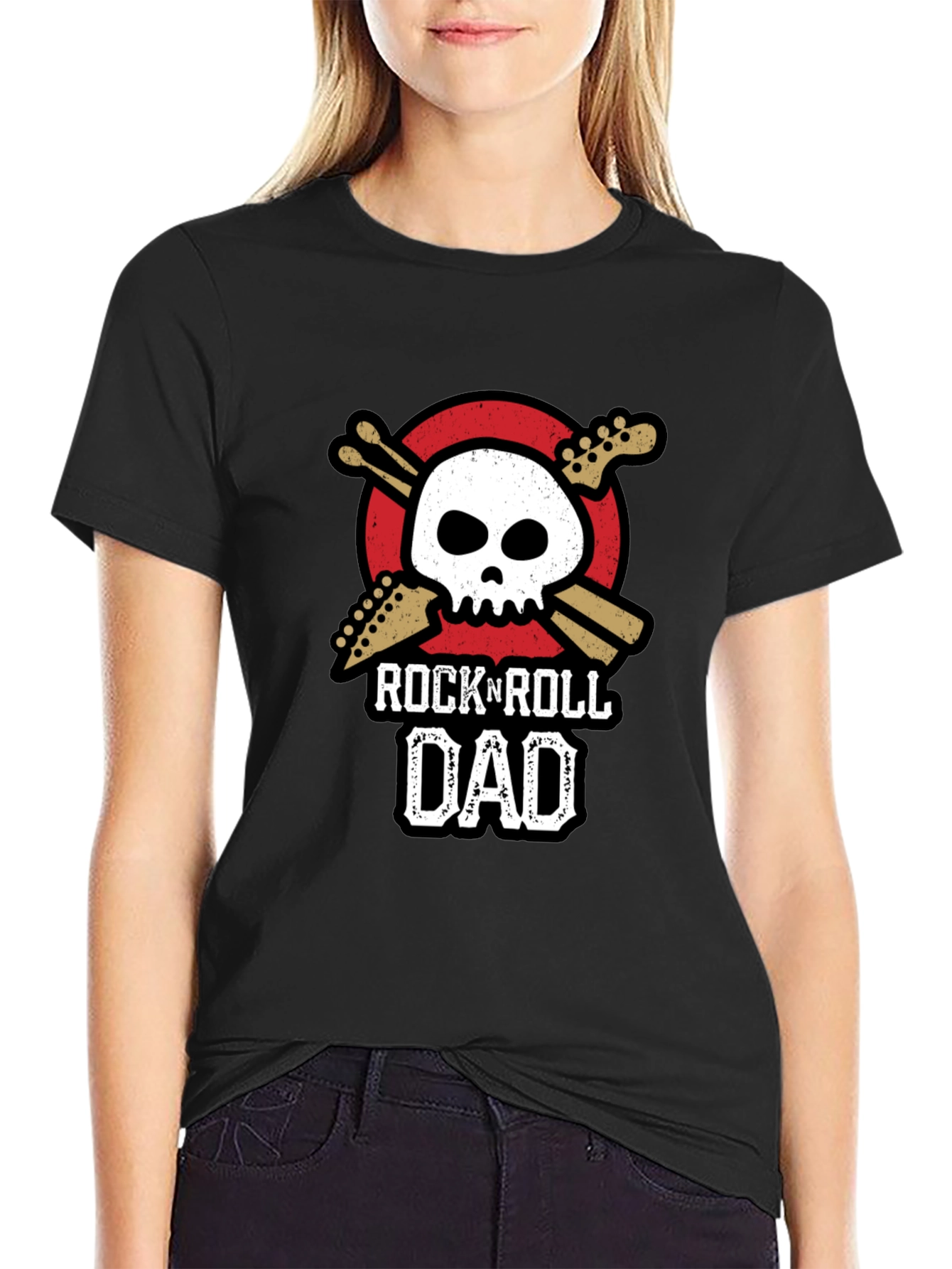 Rock N Roll Dad Graphic Tee