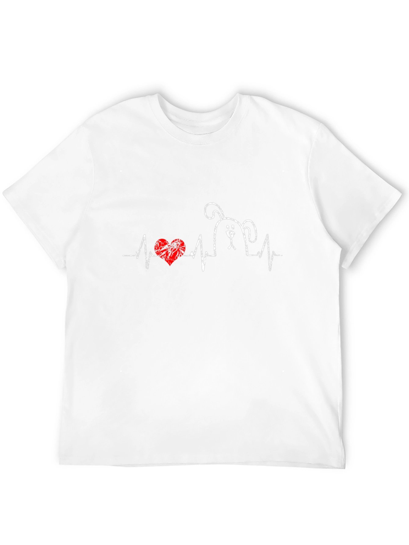 Bunny Heartbeat Graphic T-Shirt
