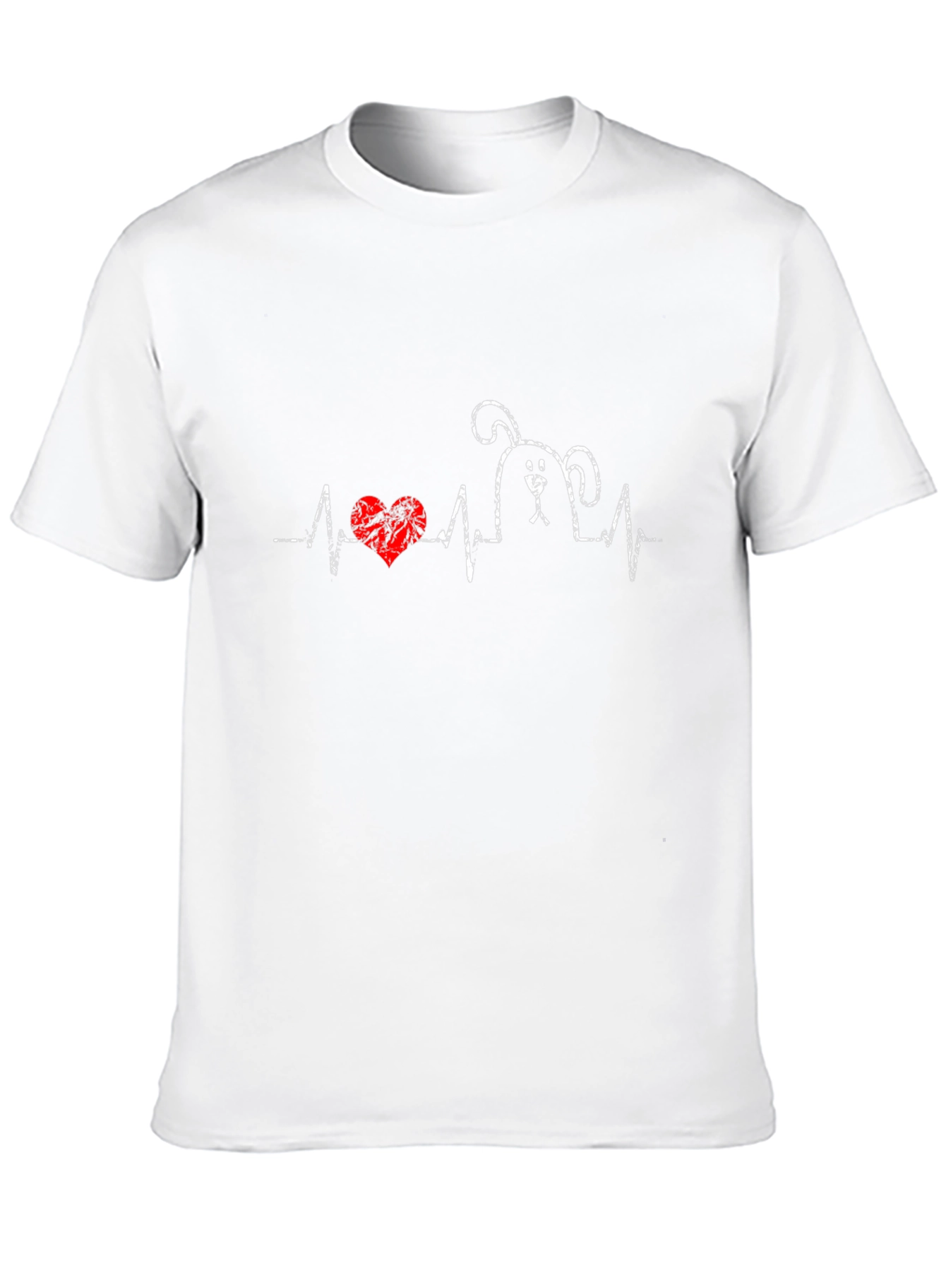 Bunny Heartbeat Graphic T-Shirt