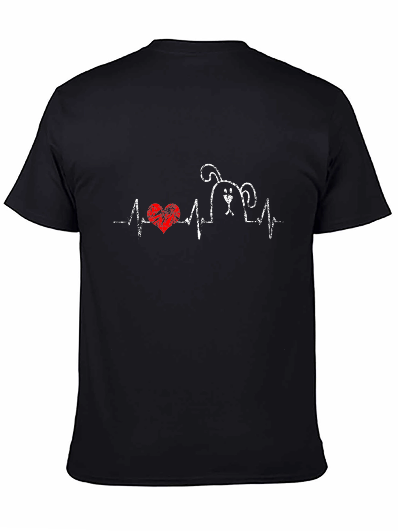 Bunny Heartbeat Graphic T-Shirt