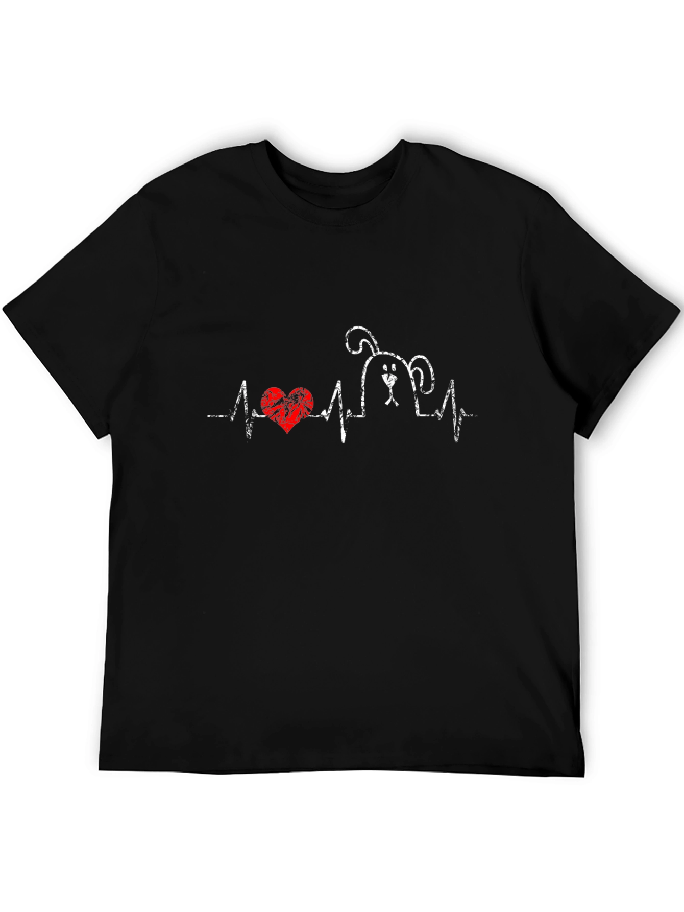 Bunny Heartbeat Graphic T-Shirt