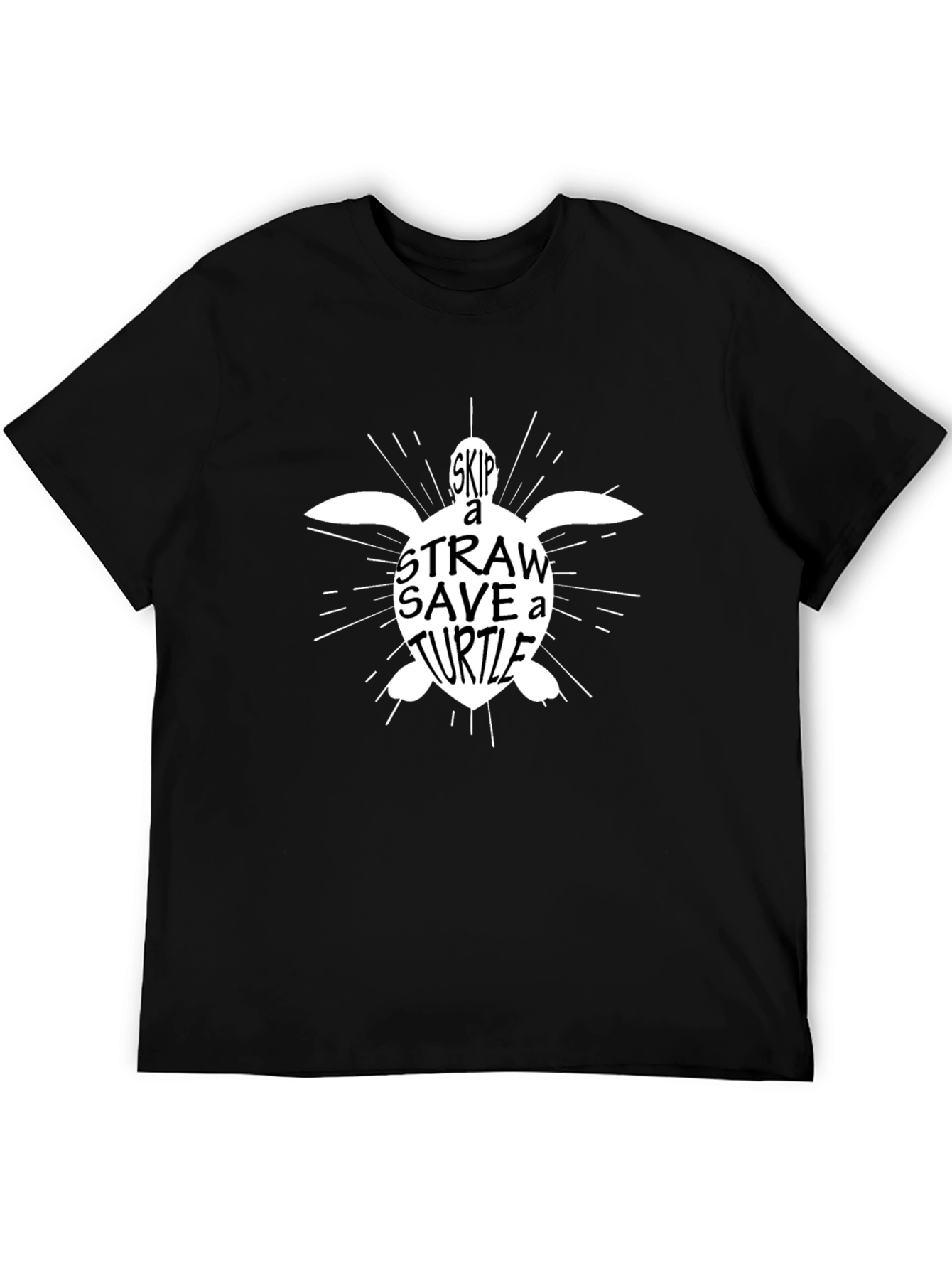 Skip a Straw Save a Turtle Graphic Tee