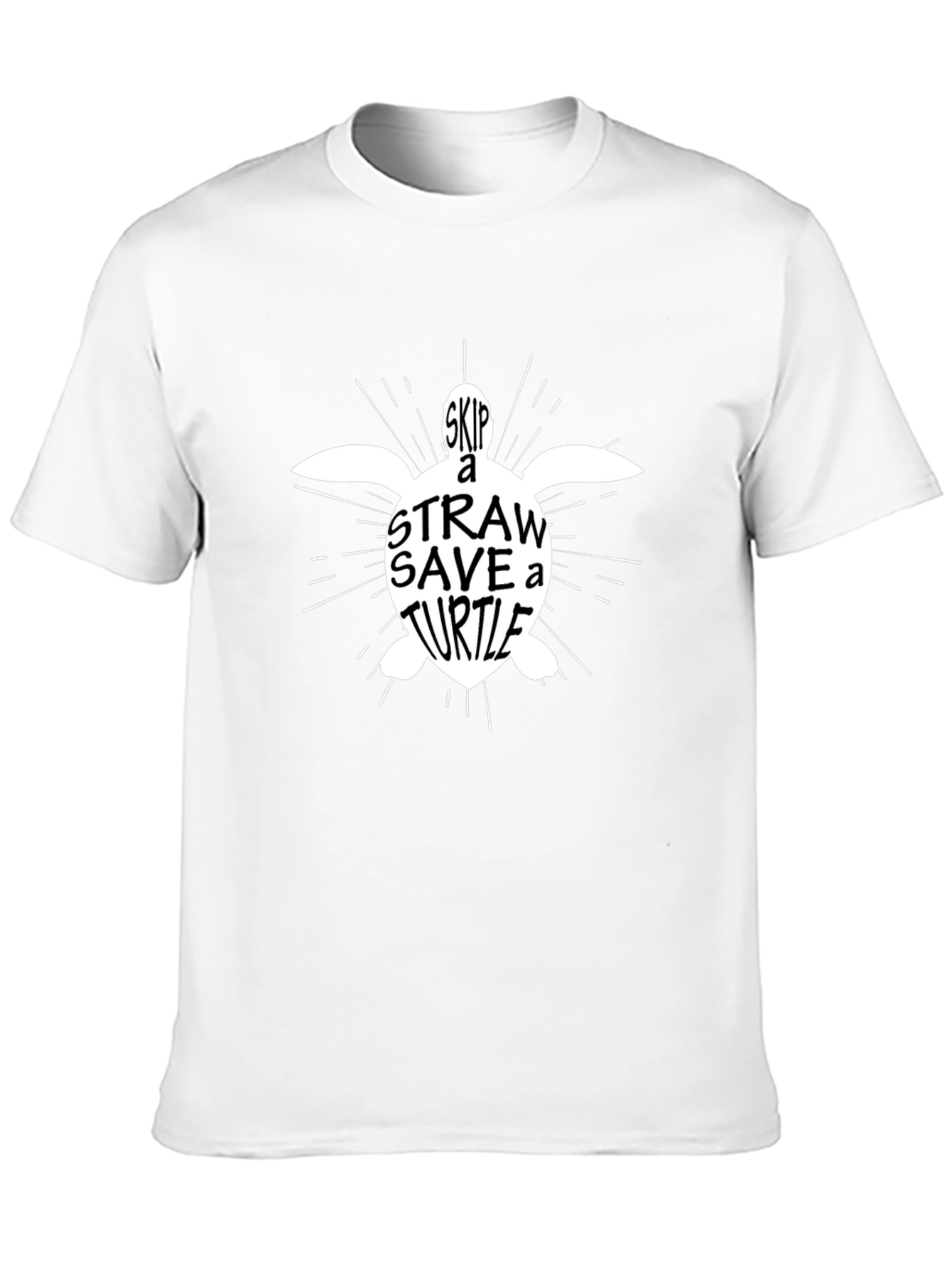 Skip a Straw Save a Turtle Graphic Tee